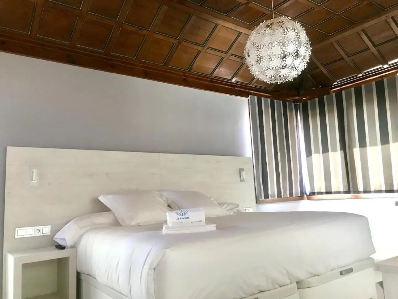 Bed in Palacio La Floresta