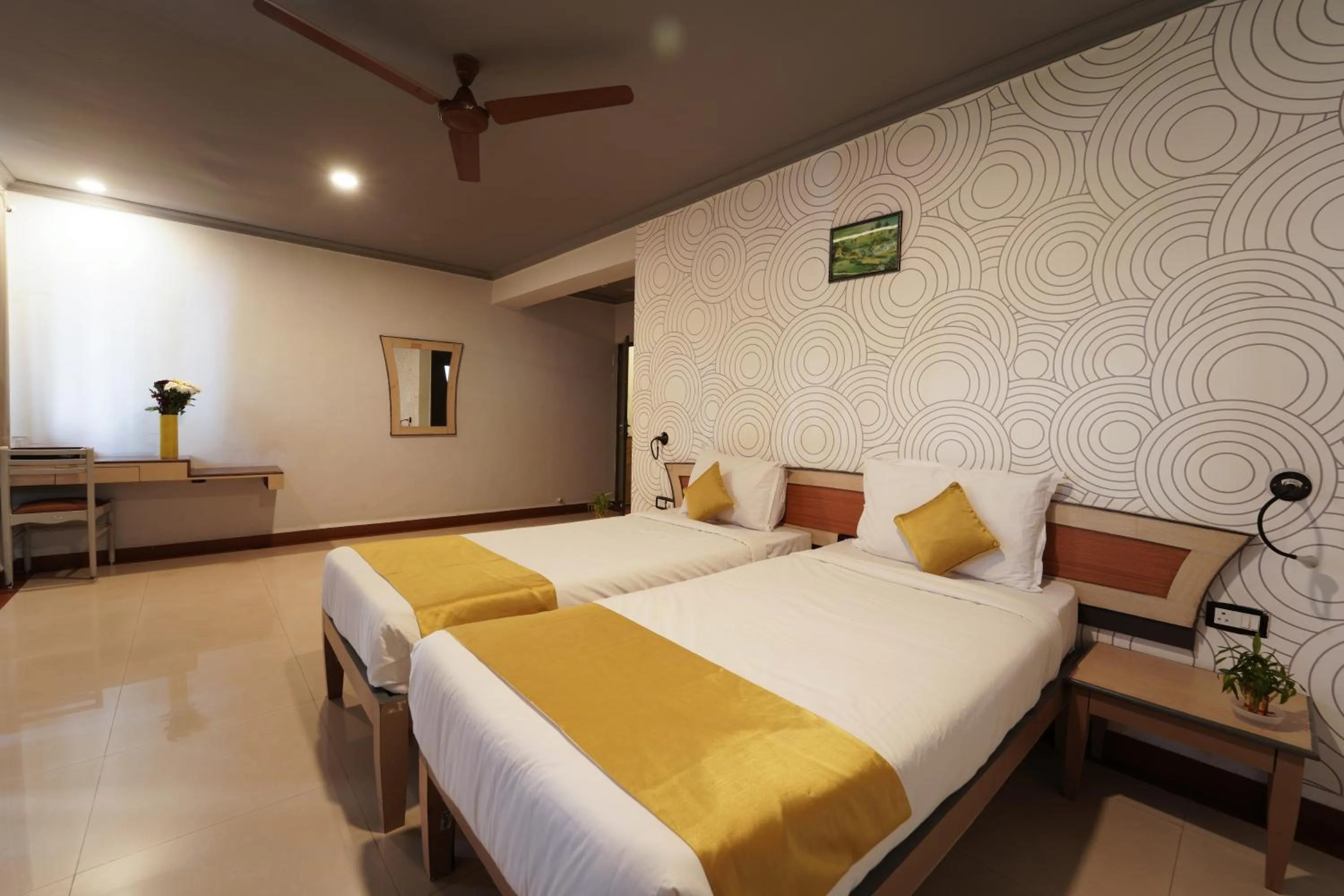 Bed in The Treat Hotel