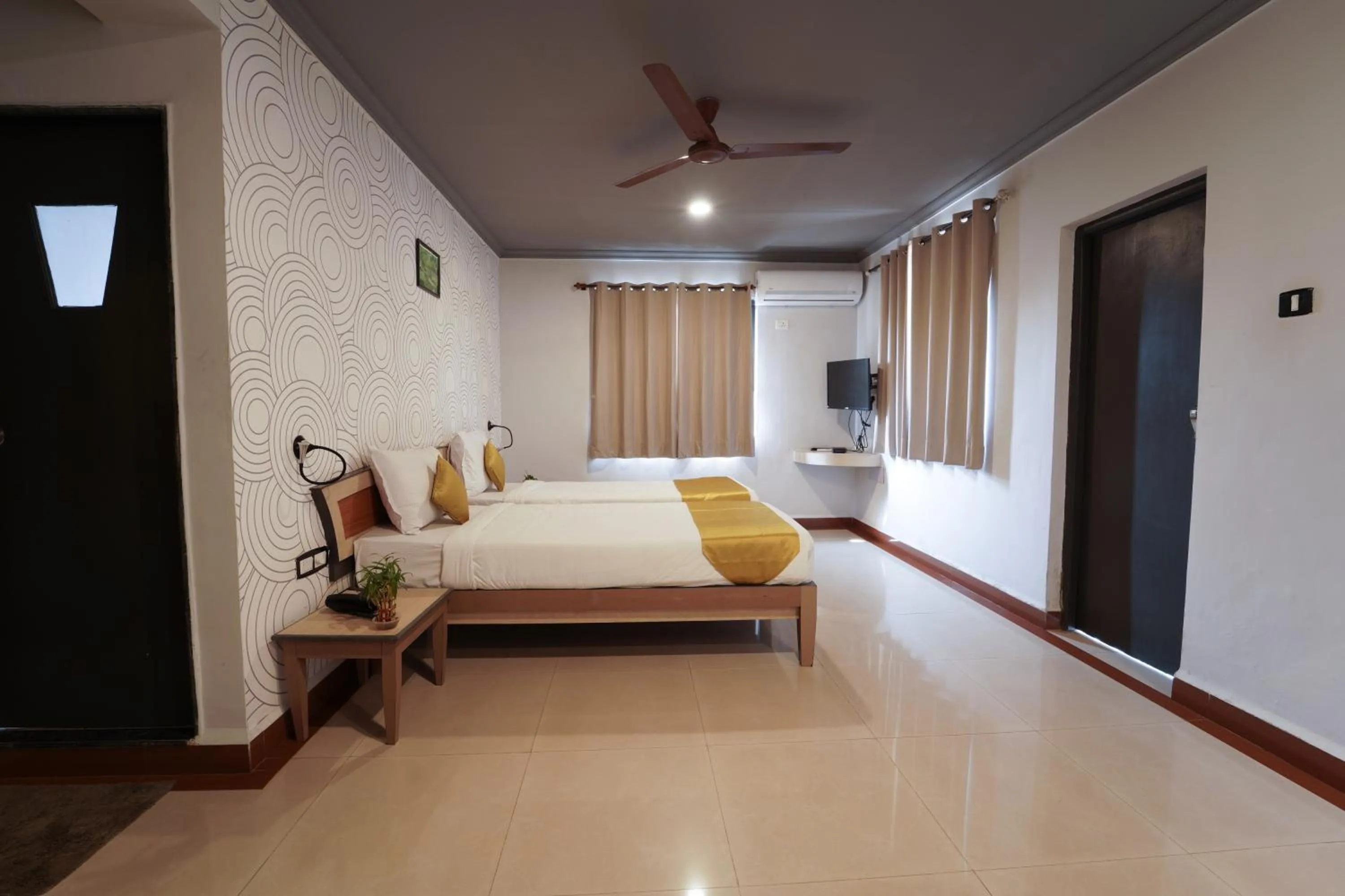 Bed in The Treat Hotel