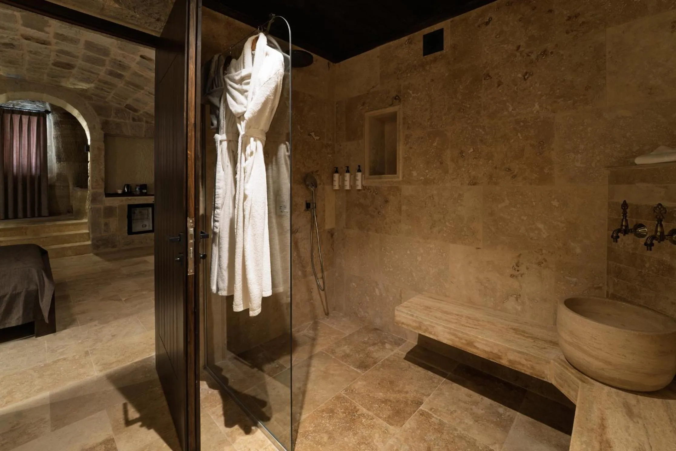 Bathroom in Luvi Cave Hotel