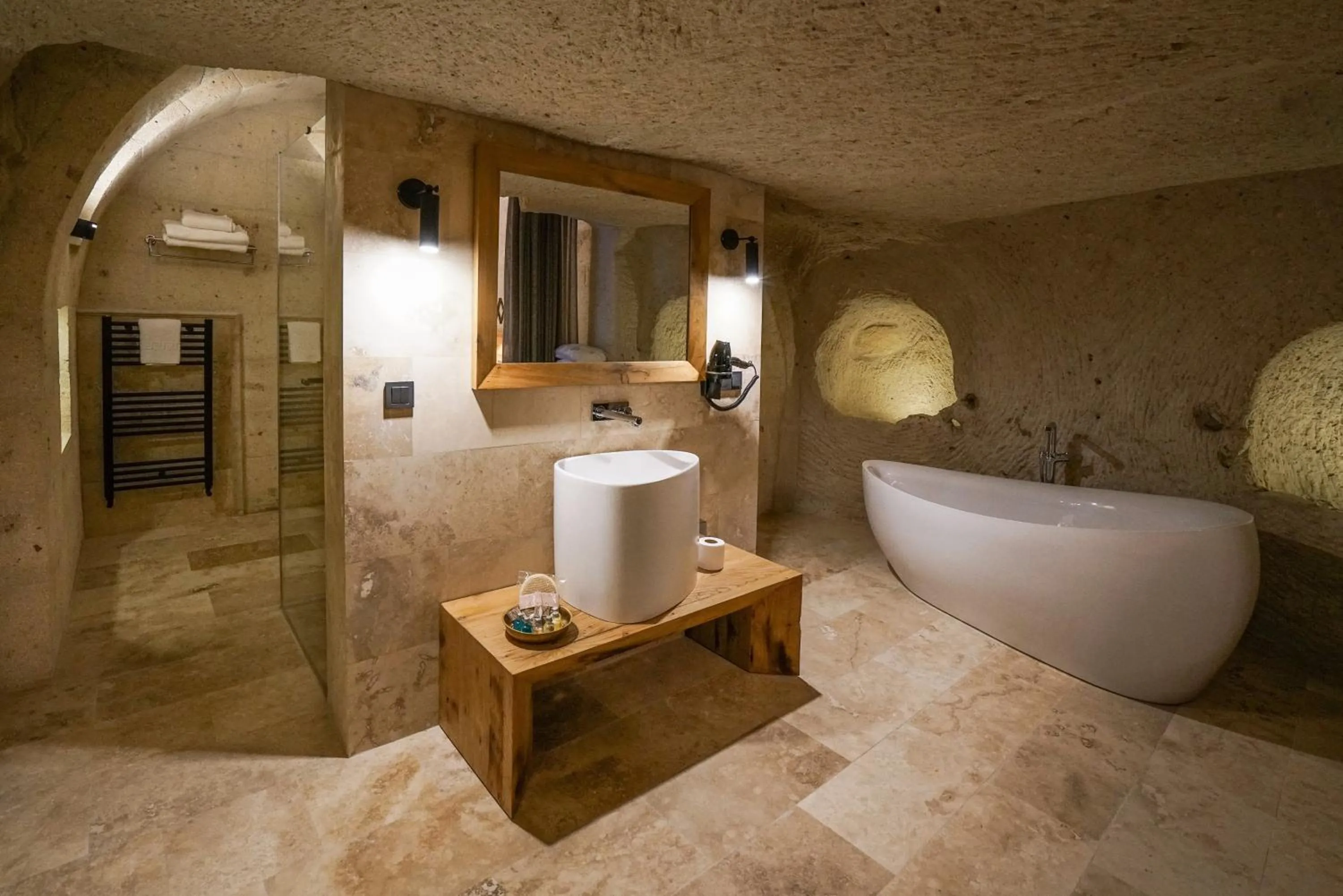 Bathroom in Luvi Cave Hotel