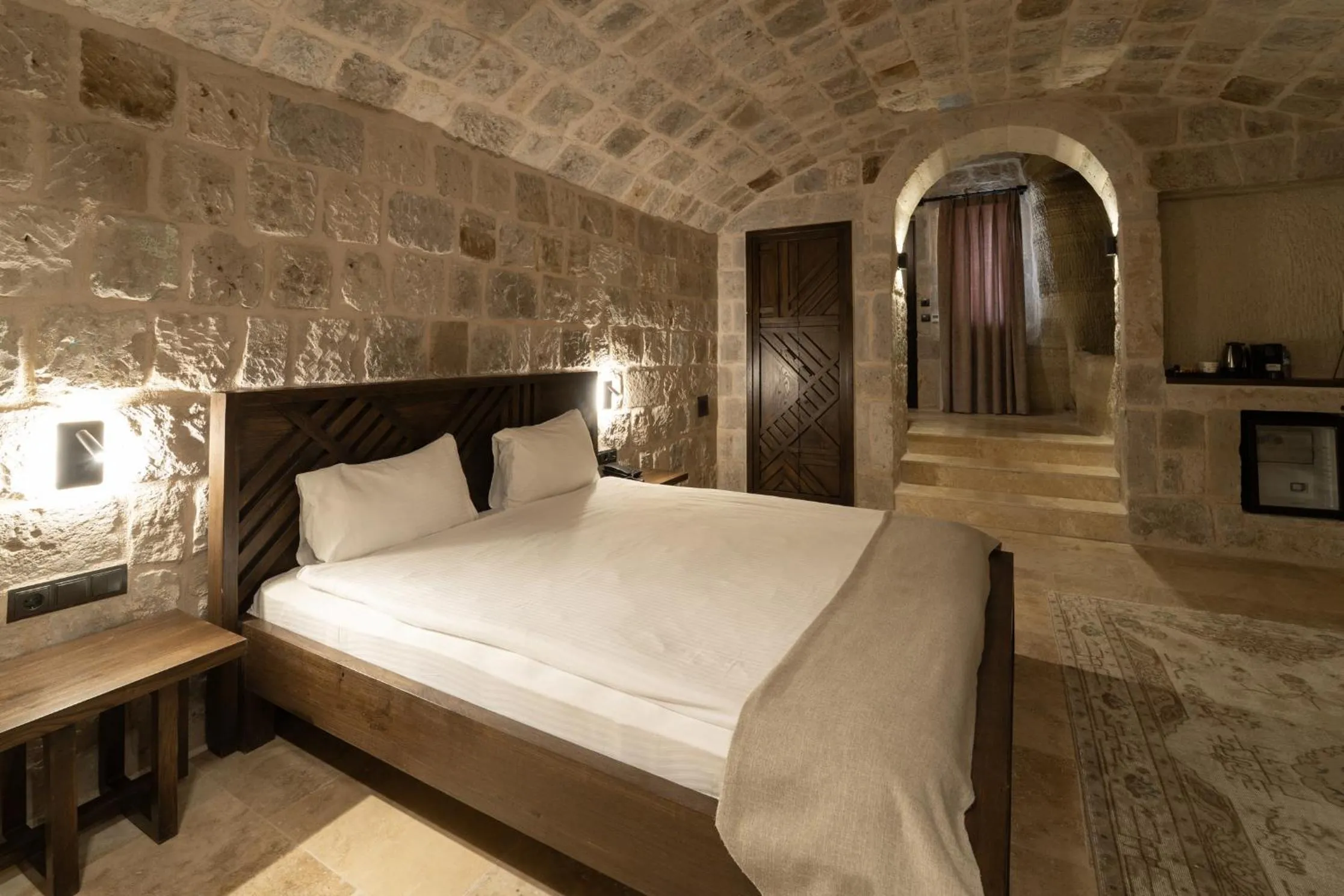 Bedroom, Bed in Luvi Cave Hotel