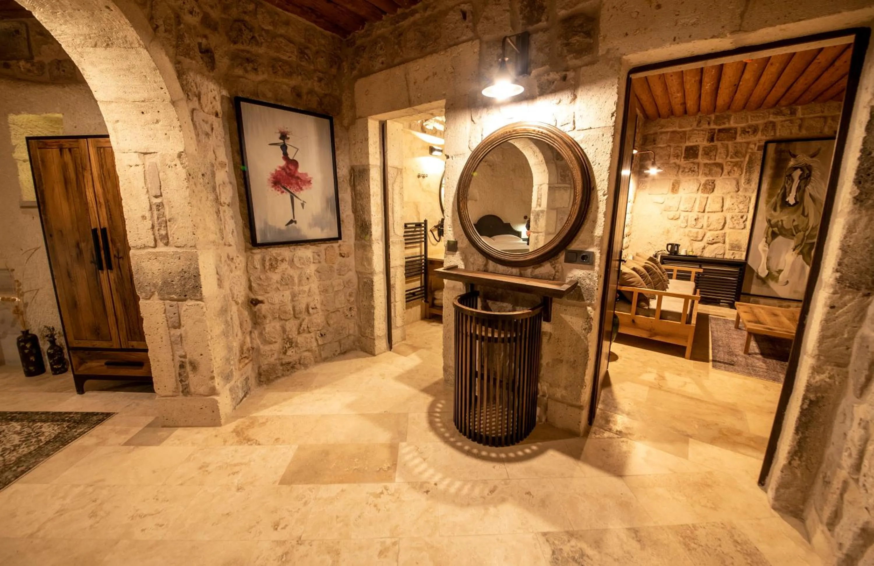 Facade/entrance in Luvi Cave Hotel