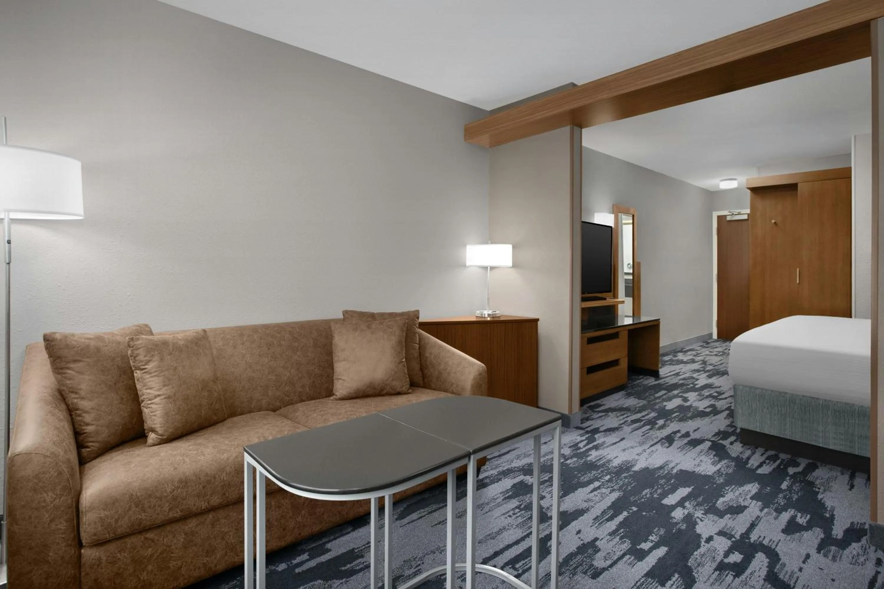 Bedroom, Bed in Fairfield Inn & Suites by Marriott Jeffersonville I-71