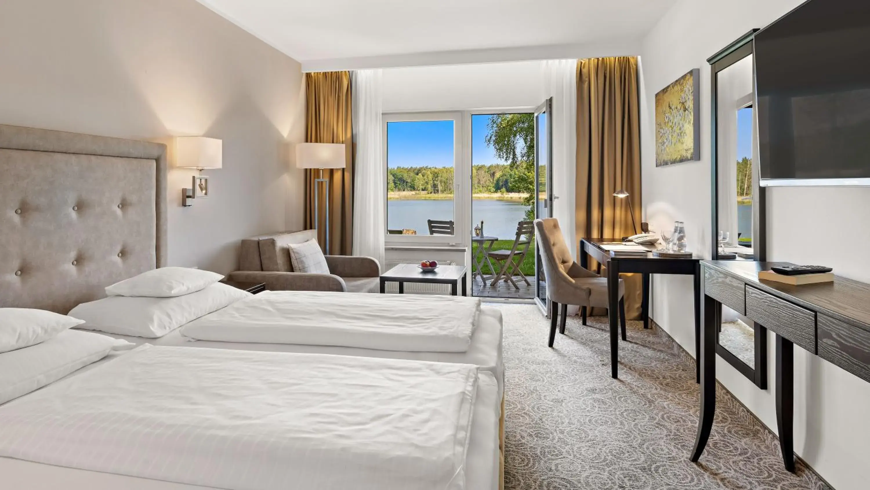 Double Room with Terrace - single occupancy in Seehotel Mühlenhaus Double Room with Terrace - single occupancy in Seehotel Mühlenhaus