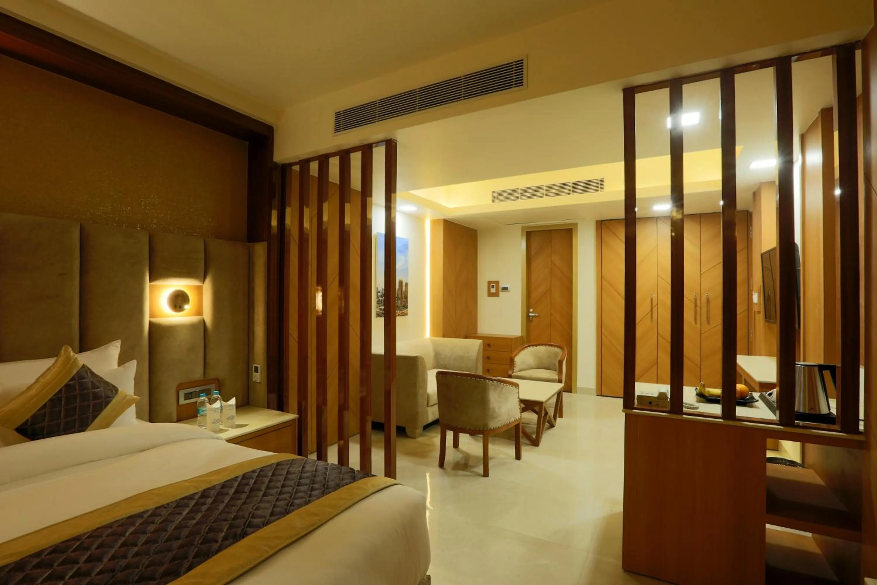 Photo of the whole room, Bed in Hotel Omega - Gurgaon Central, Sec 45