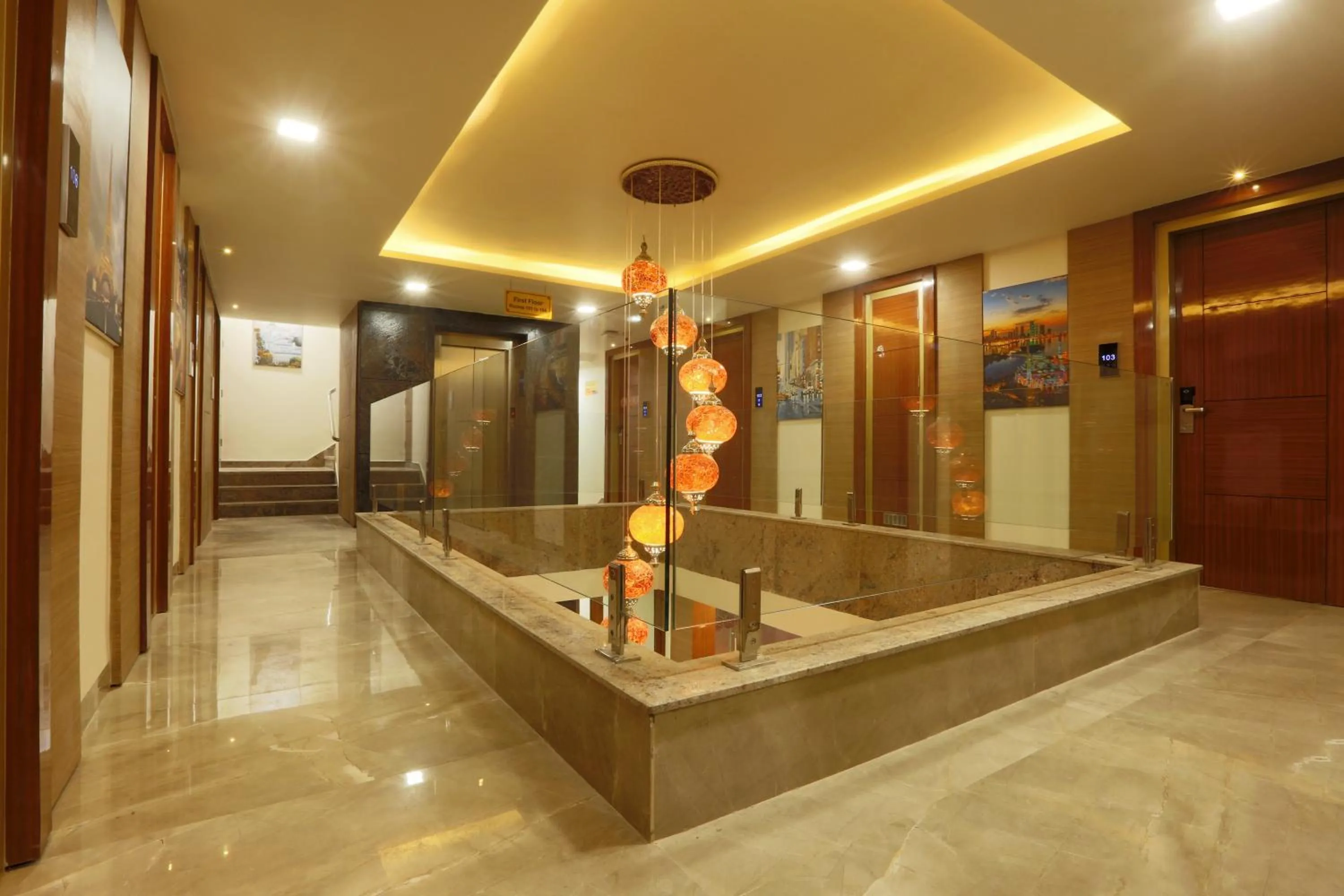 Lobby or reception in Hotel Omega - Gurgaon Central, Sec 45