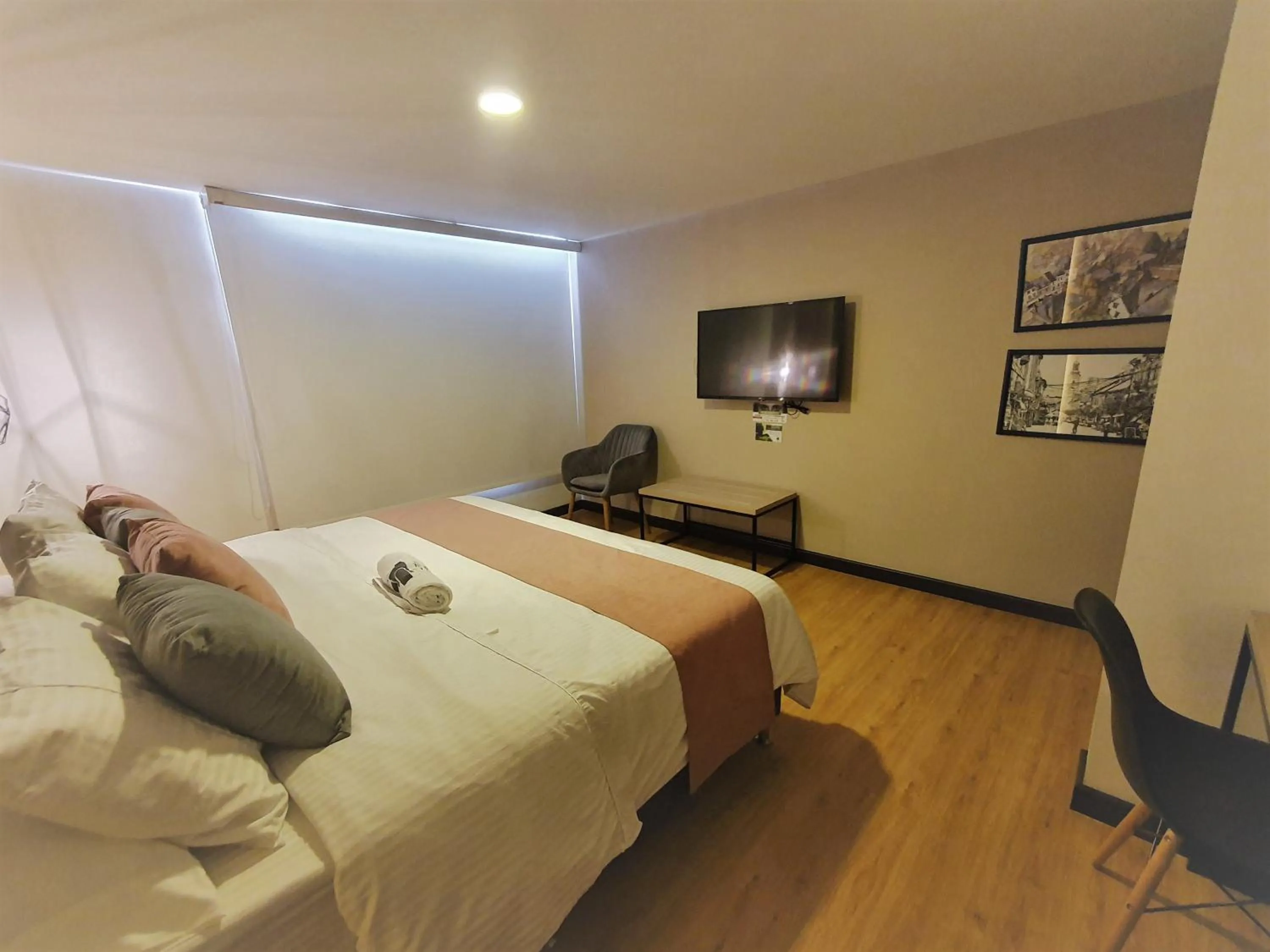 Bed in HOTEL SANTORI