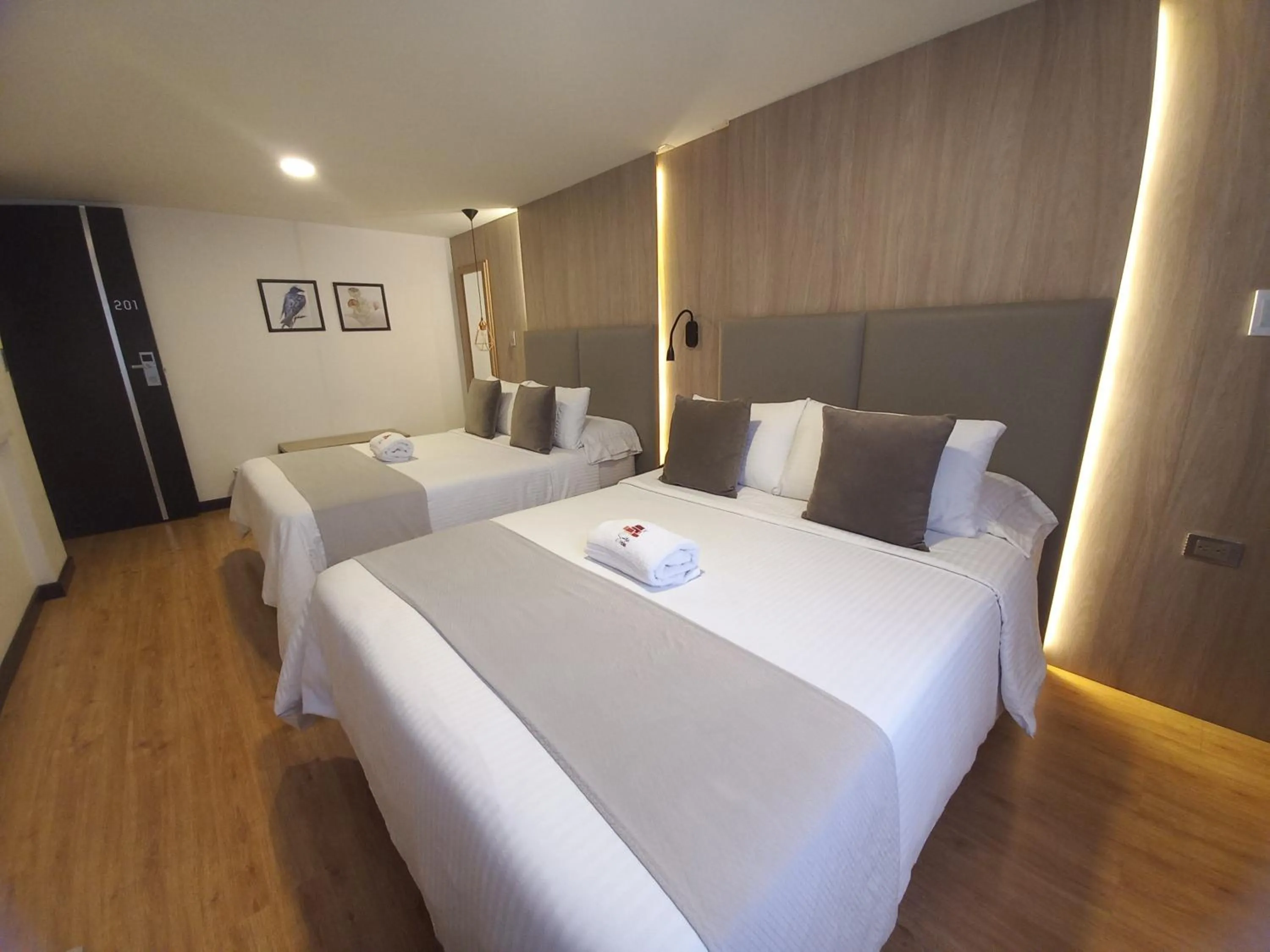 Bed in HOTEL SANTORI