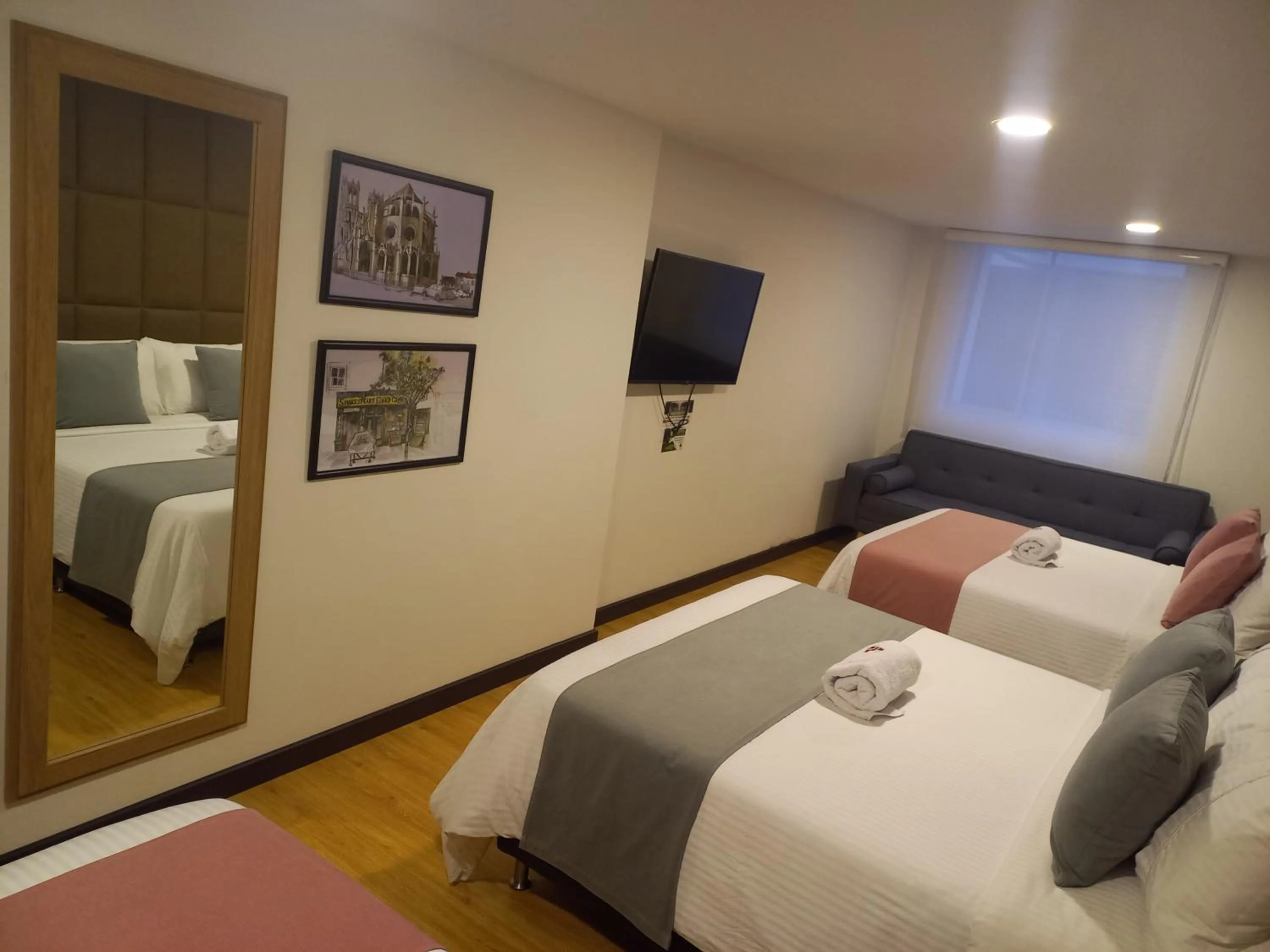 Bed in HOTEL SANTORI