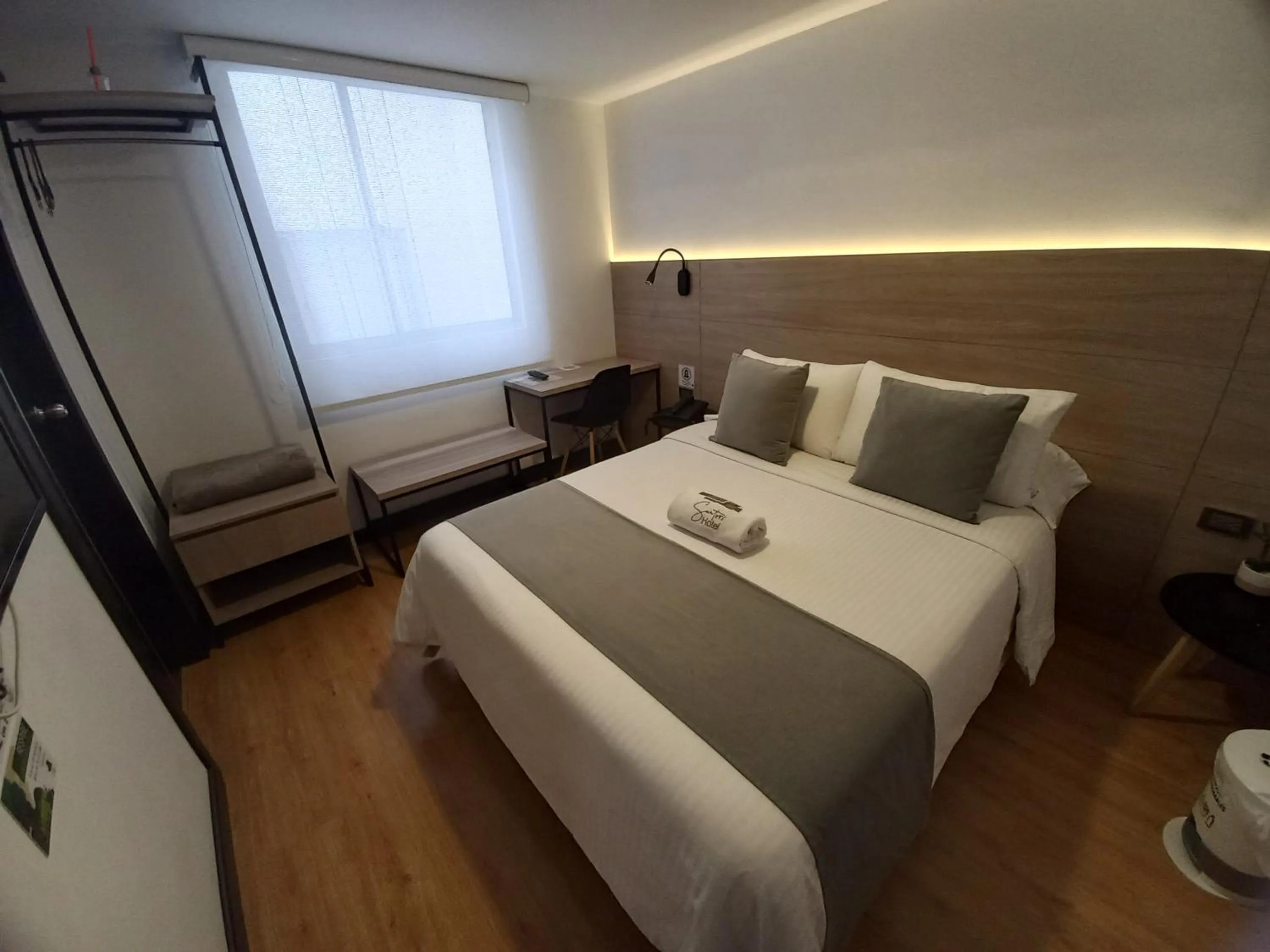 Bed in HOTEL SANTORI