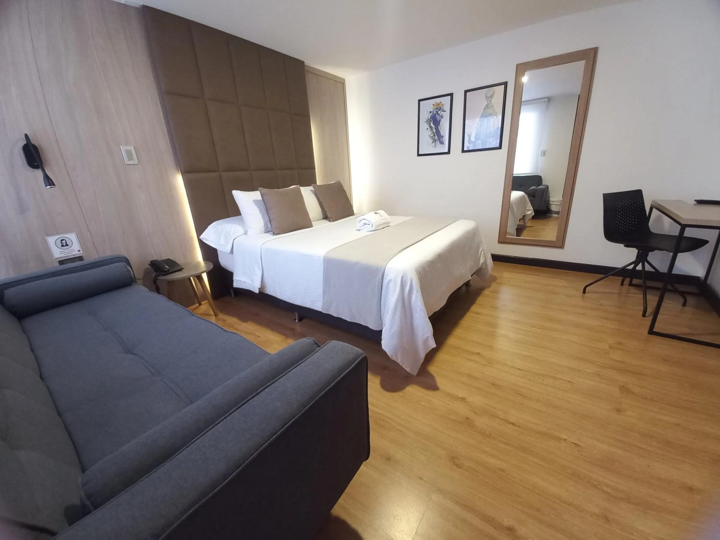 Bed in HOTEL SANTORI