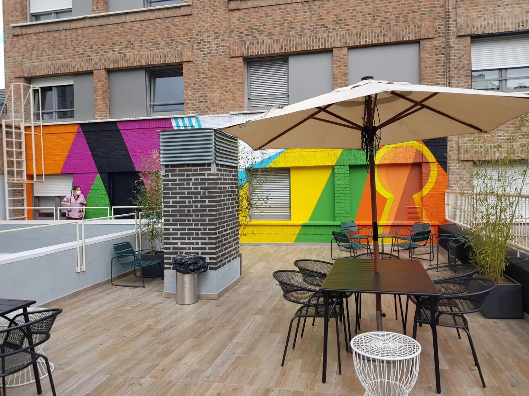 Balcony/Terrace in Micampus Bilbao Student Residence