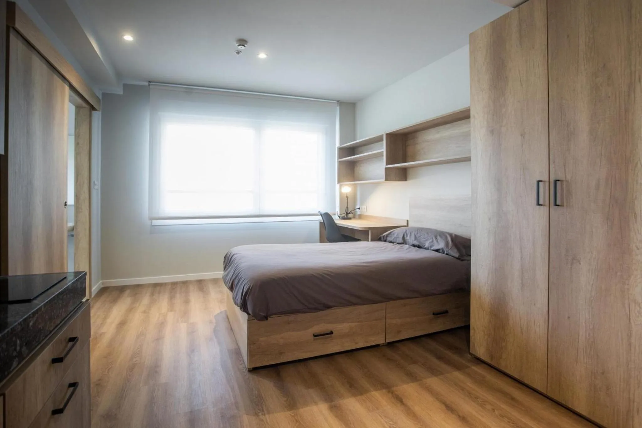 Bed in Micampus Bilbao Student Residence