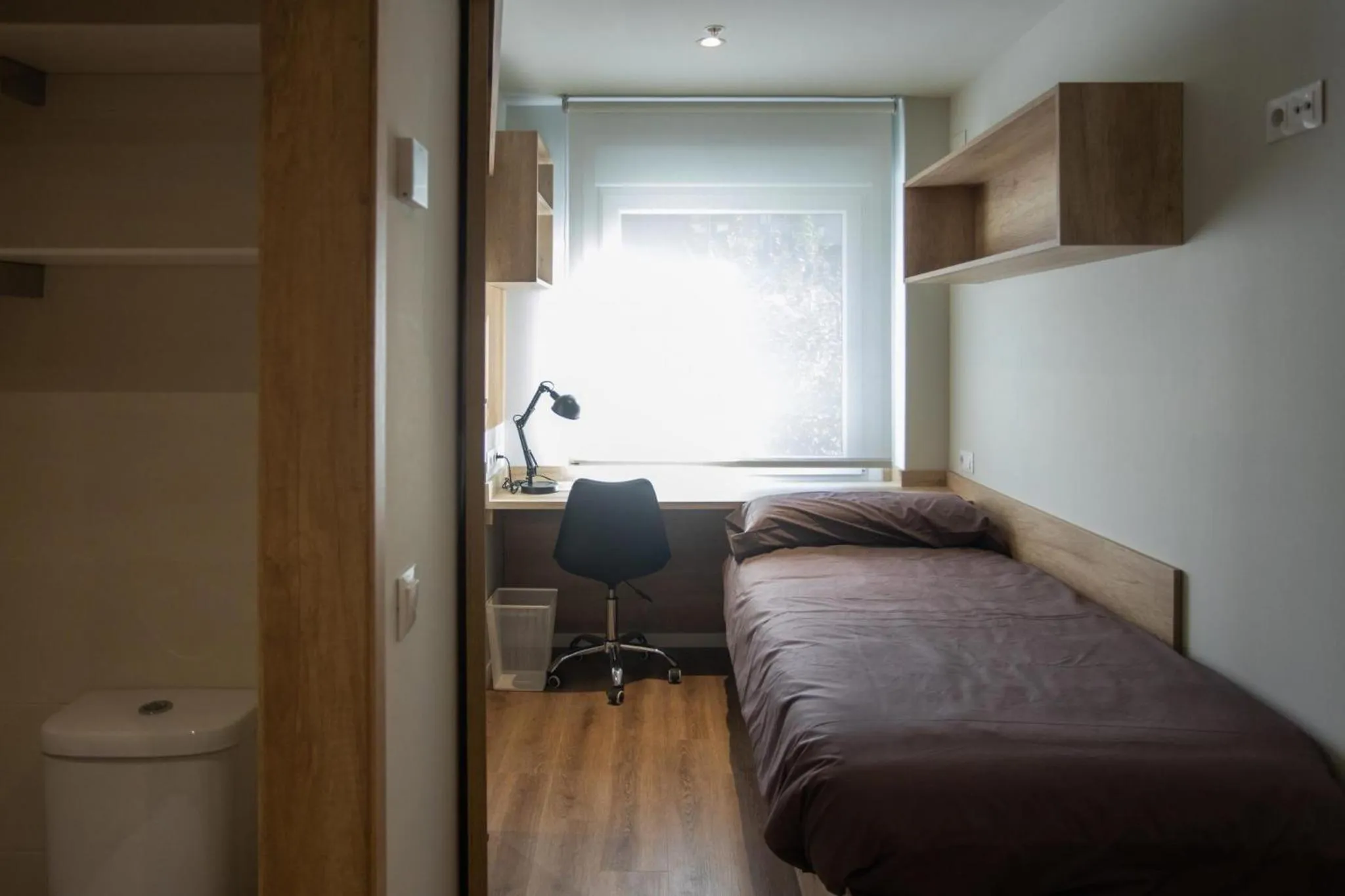 Bed in Micampus Bilbao Student Residence