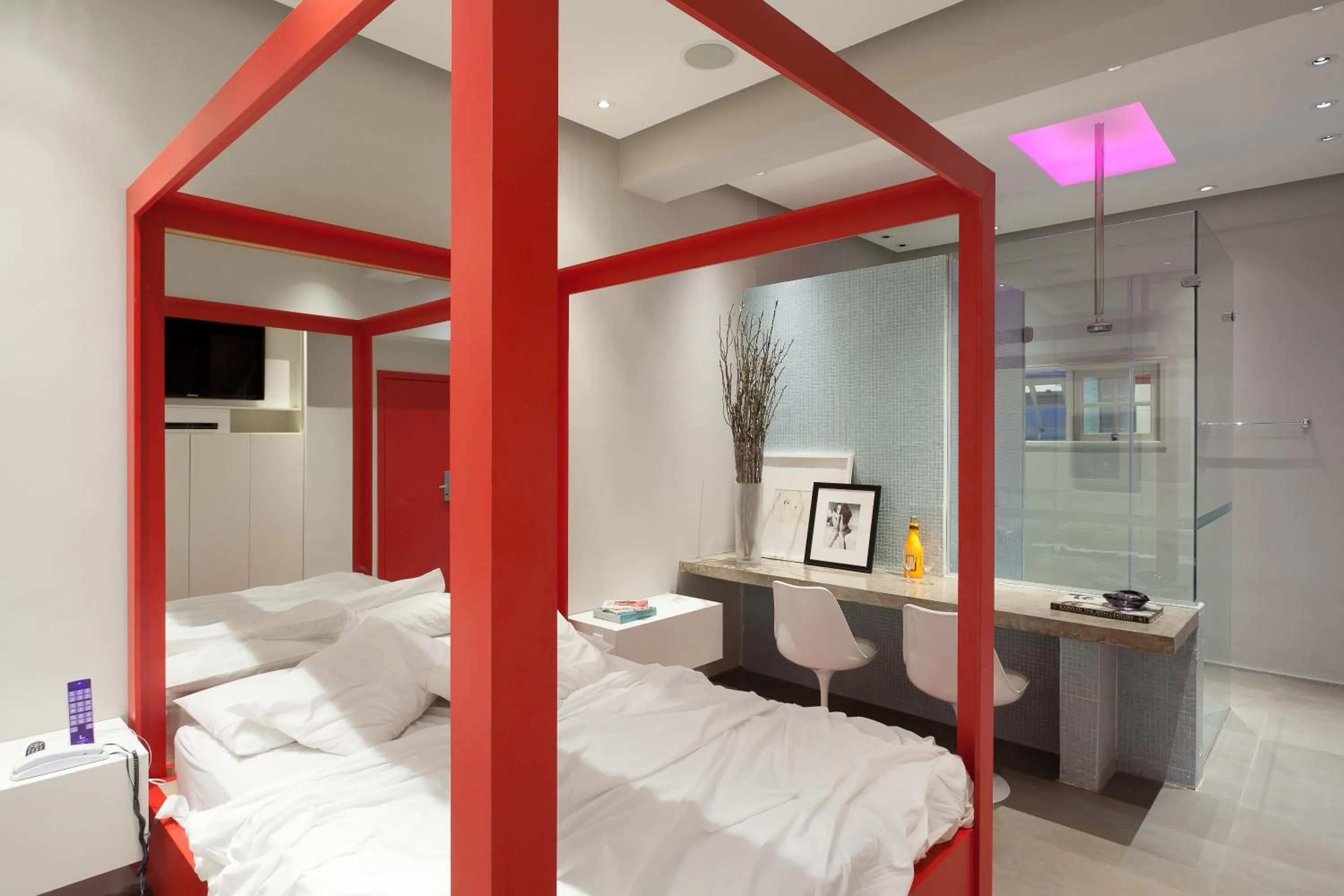 Bed in Lush Motel Ipiranga