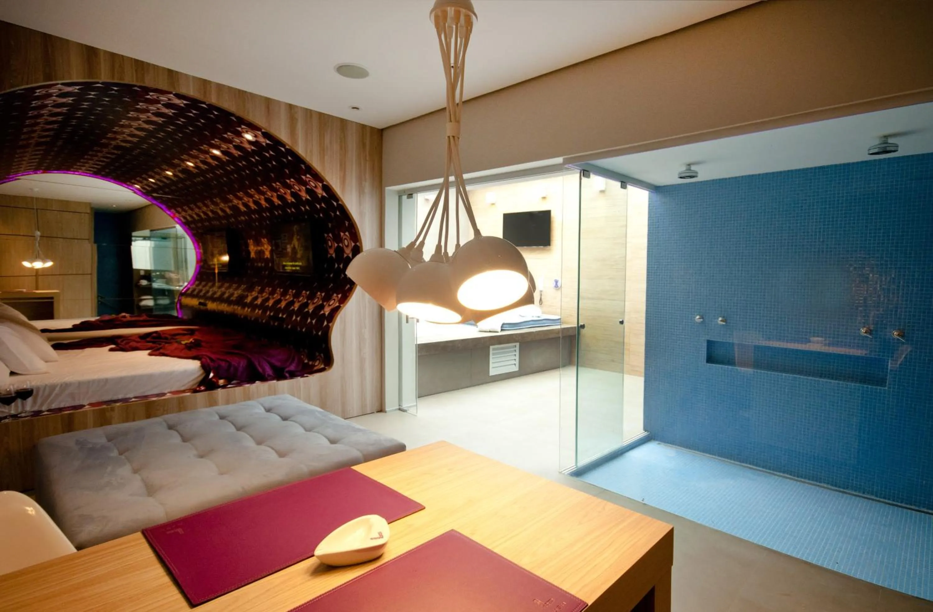 Bed in Lush Motel Ipiranga