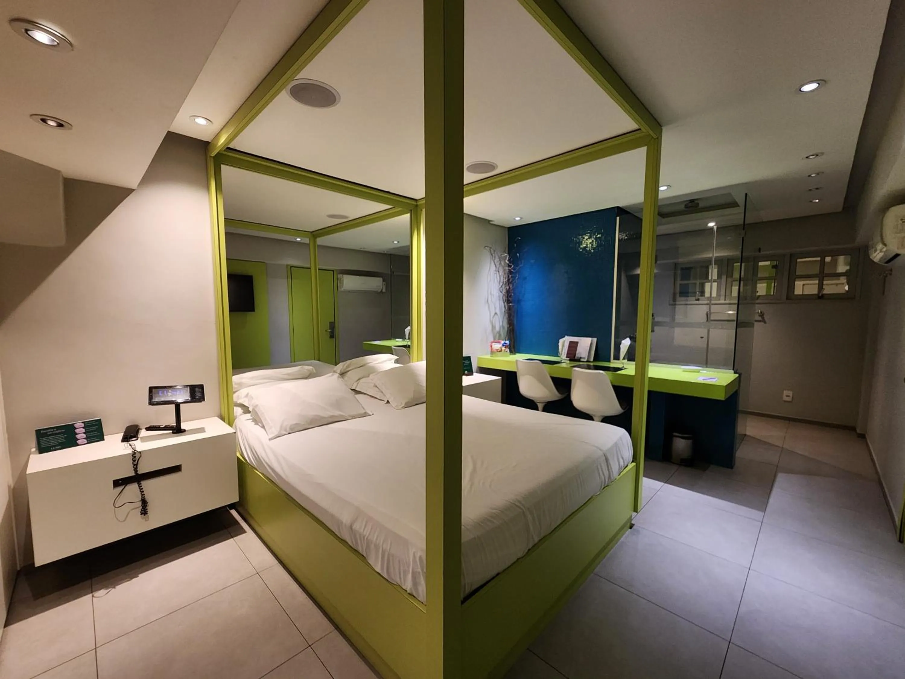 Bed in Lush Motel Ipiranga