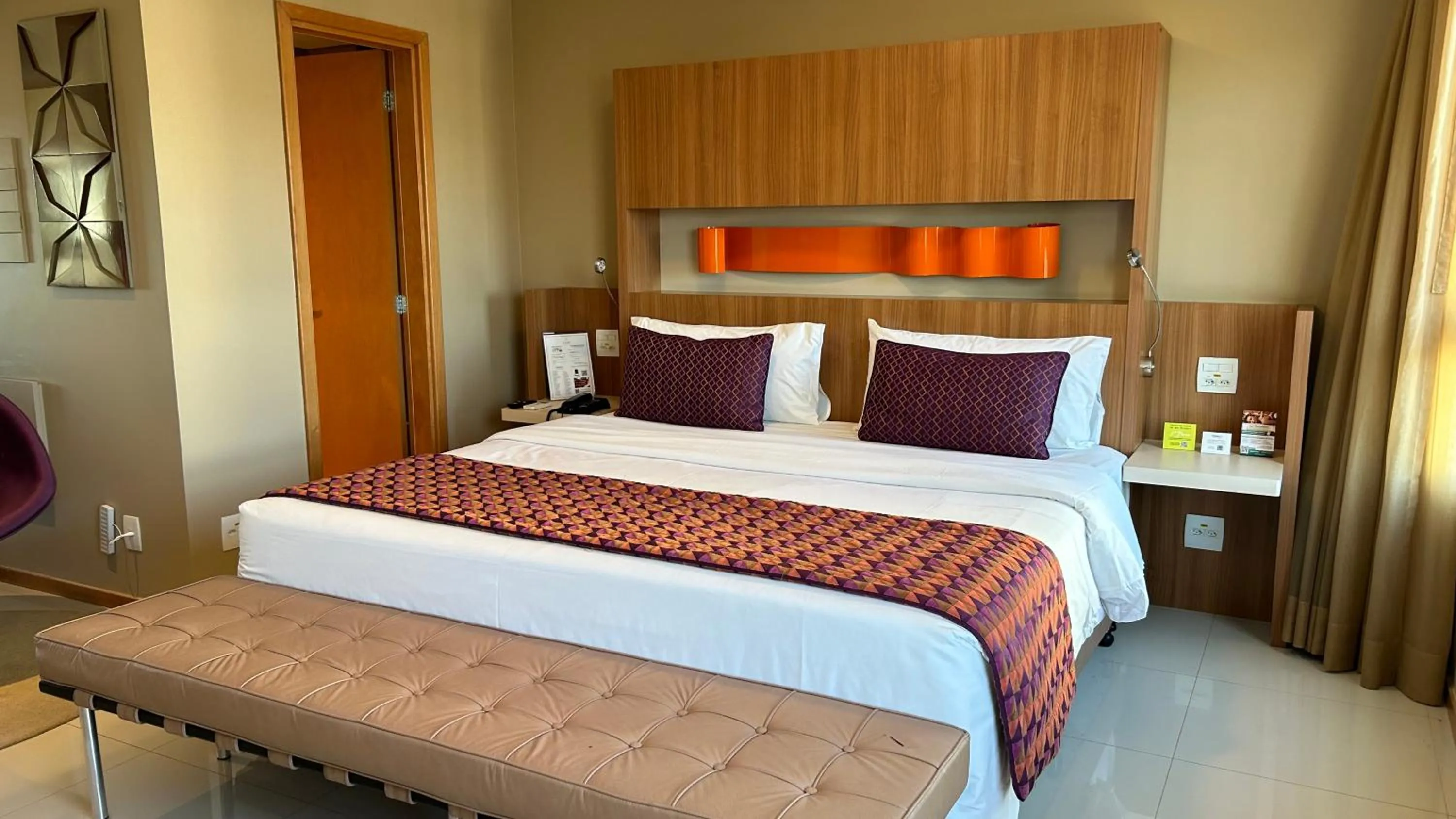 Bed in Jade Hotel Brasília