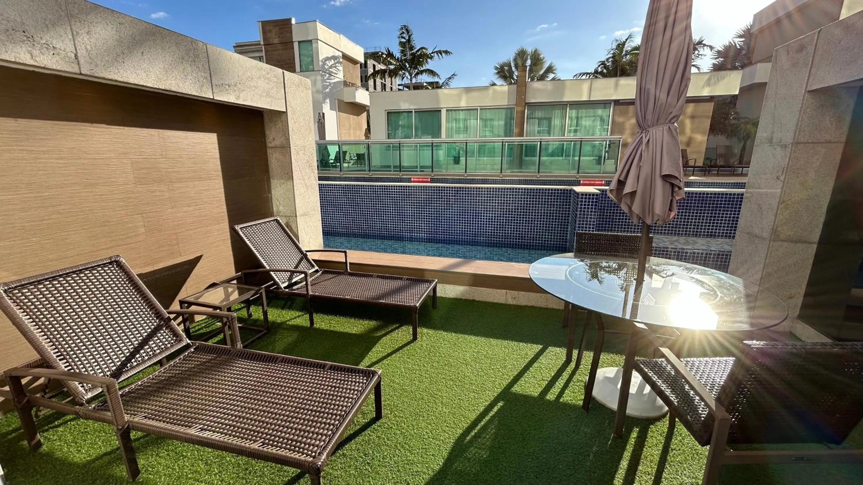 Patio in Jade Hotel Brasília