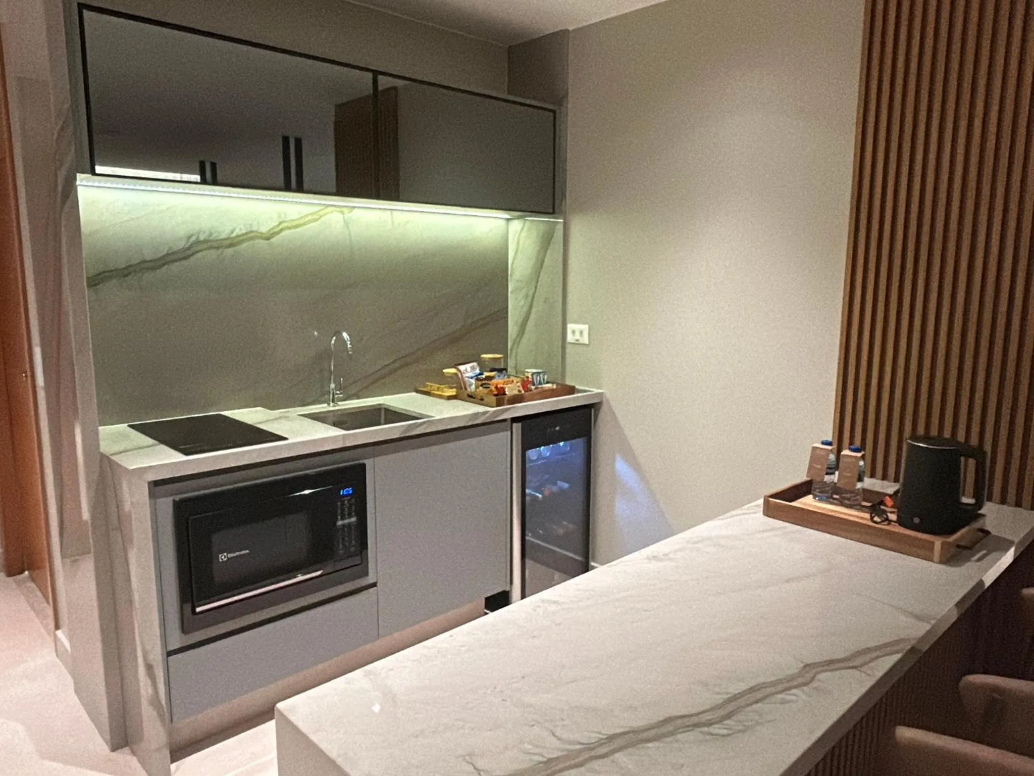 Kitchen or kitchenette in Jade Hotel Brasília