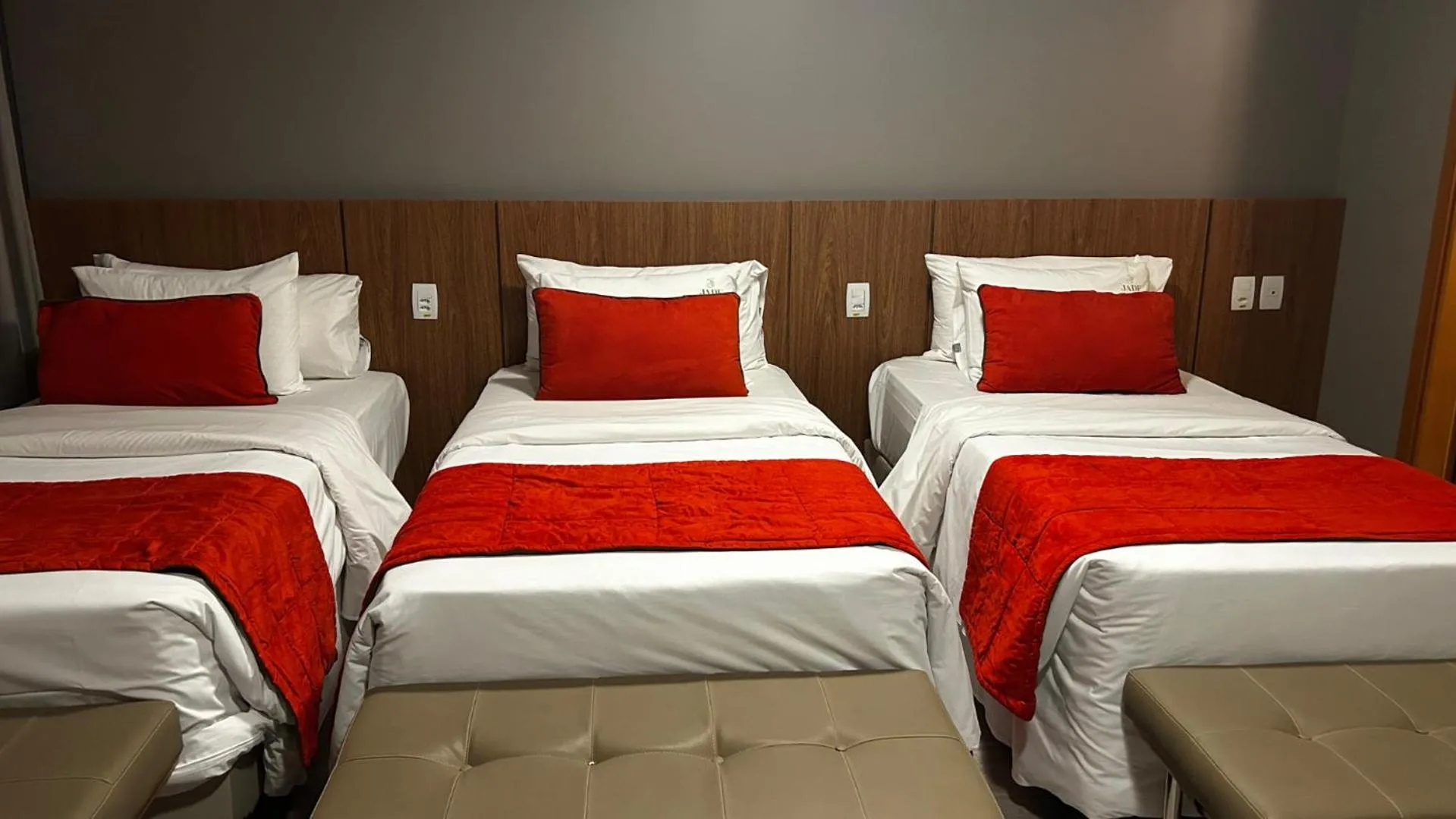 Bed in Jade Hotel Brasília