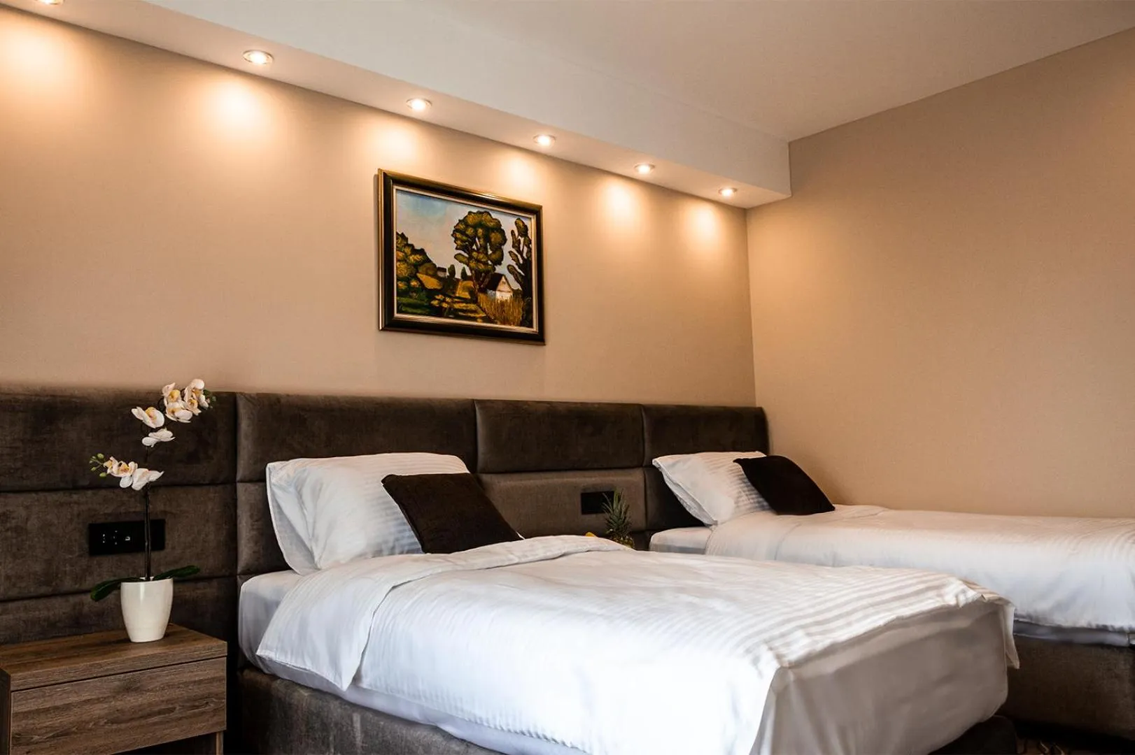 Bed in Garni hotel FILIA