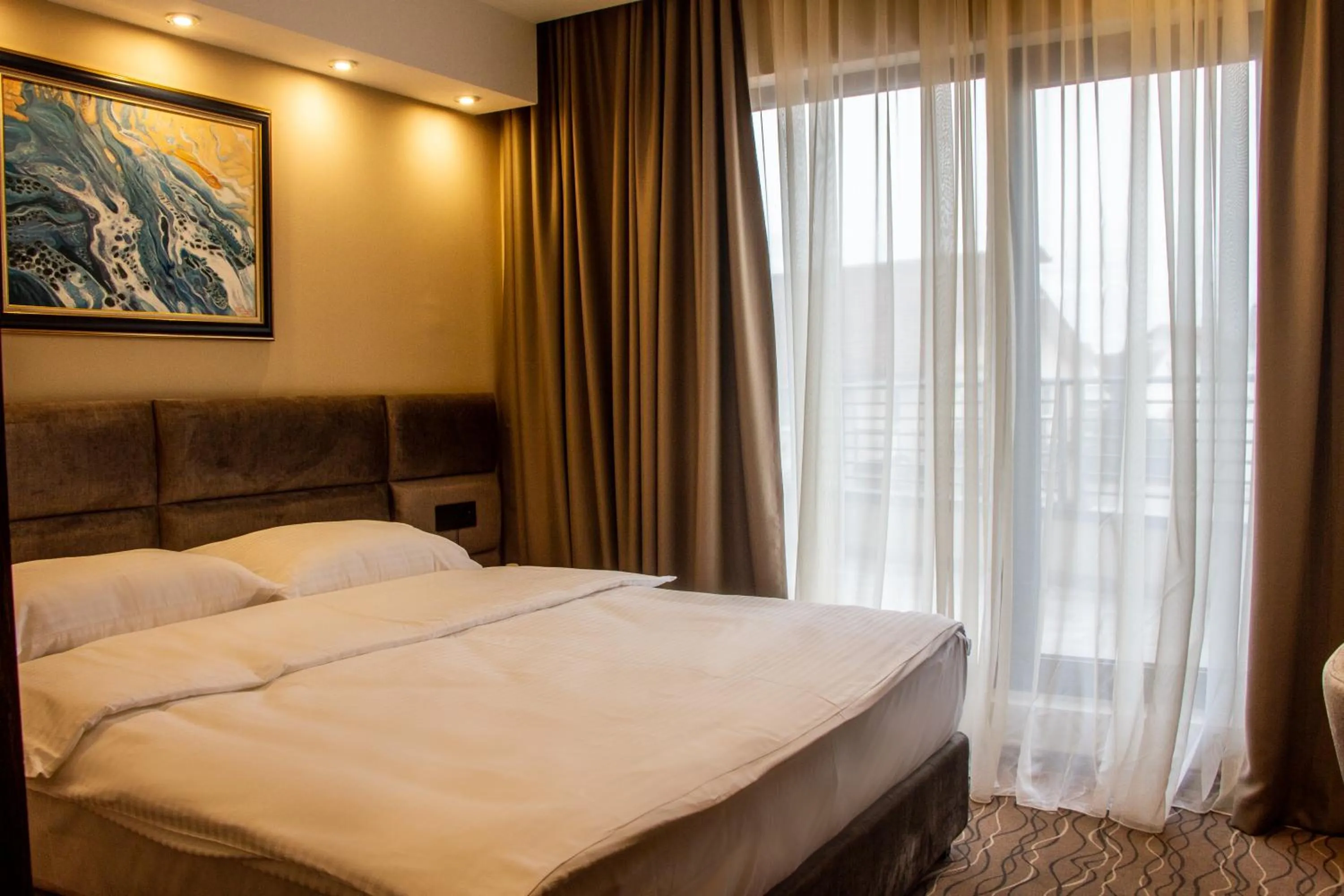 Bed in Garni hotel FILIA