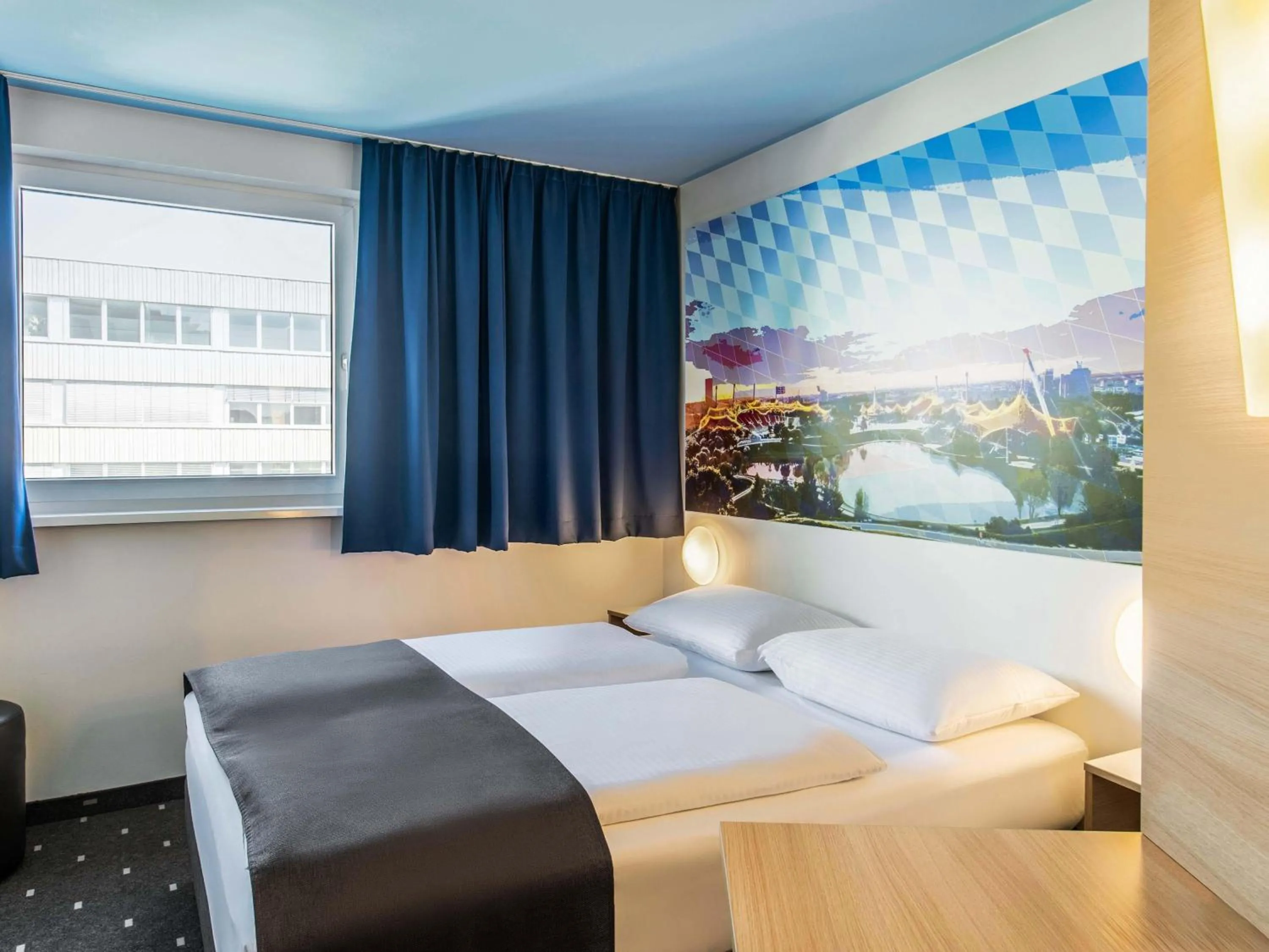 Photo of the whole room, Bed in B&B Hotel München City-Nord