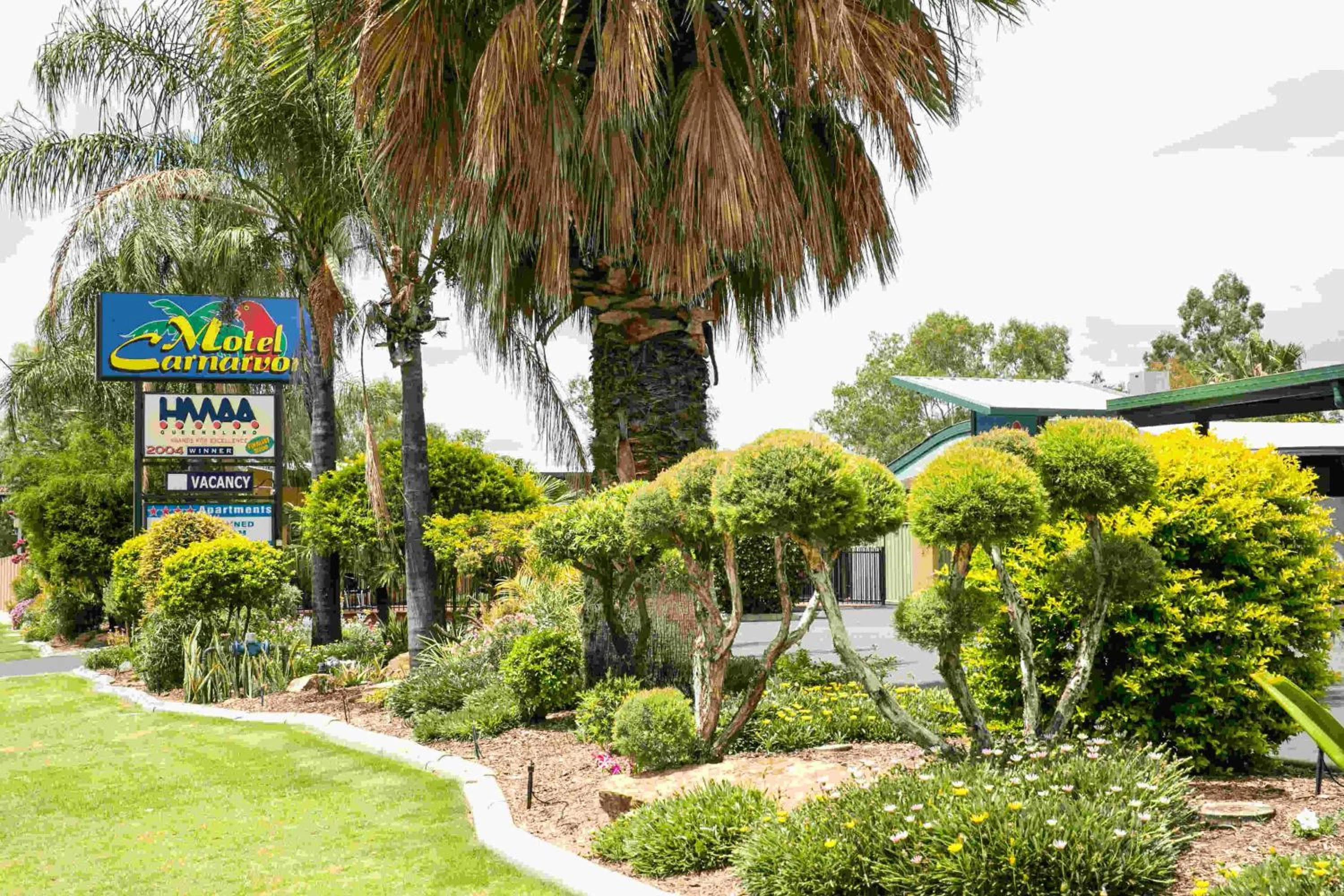 Garden view in Motel Carnarvon