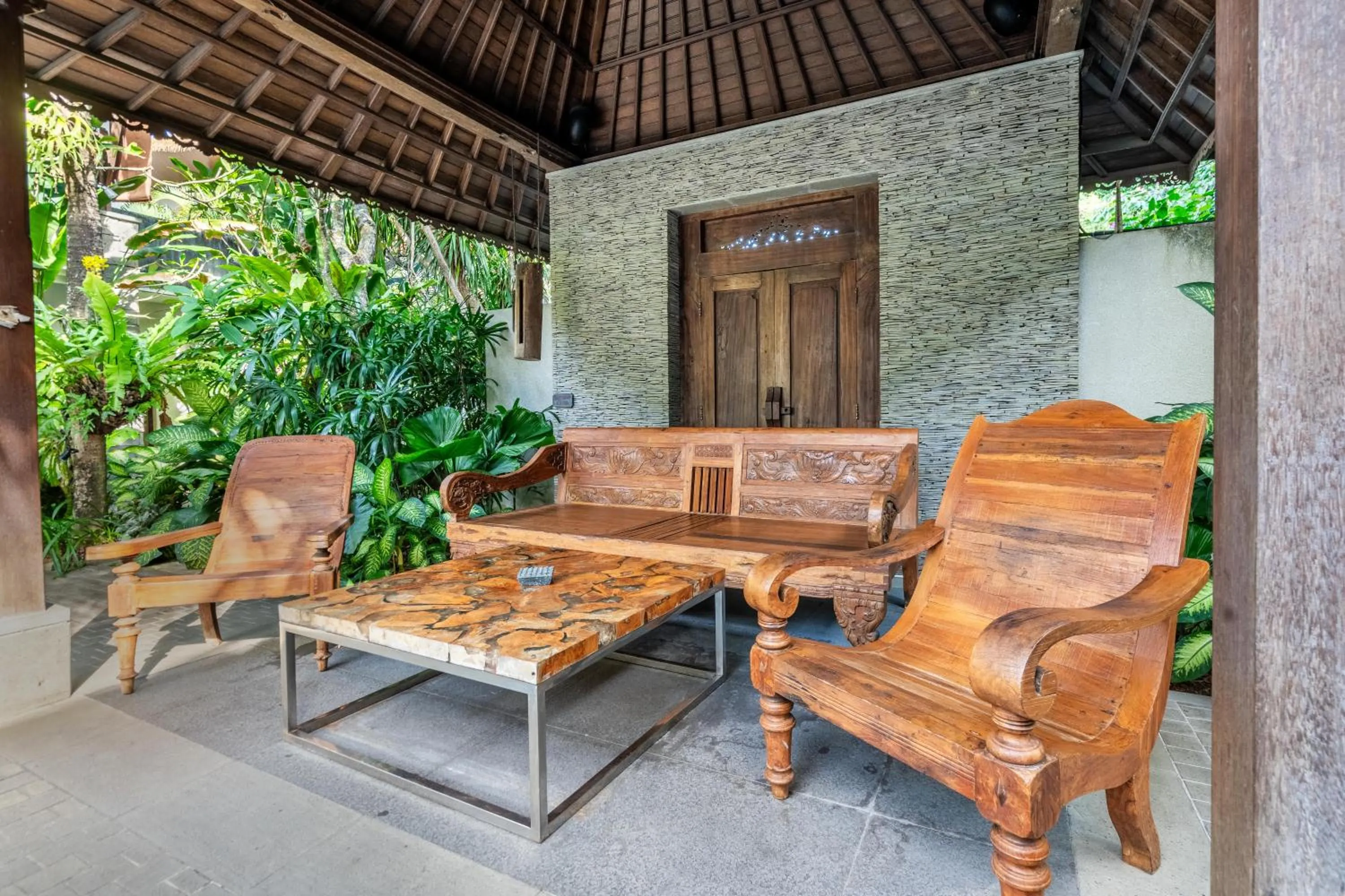 Seating area in Kejora Suites