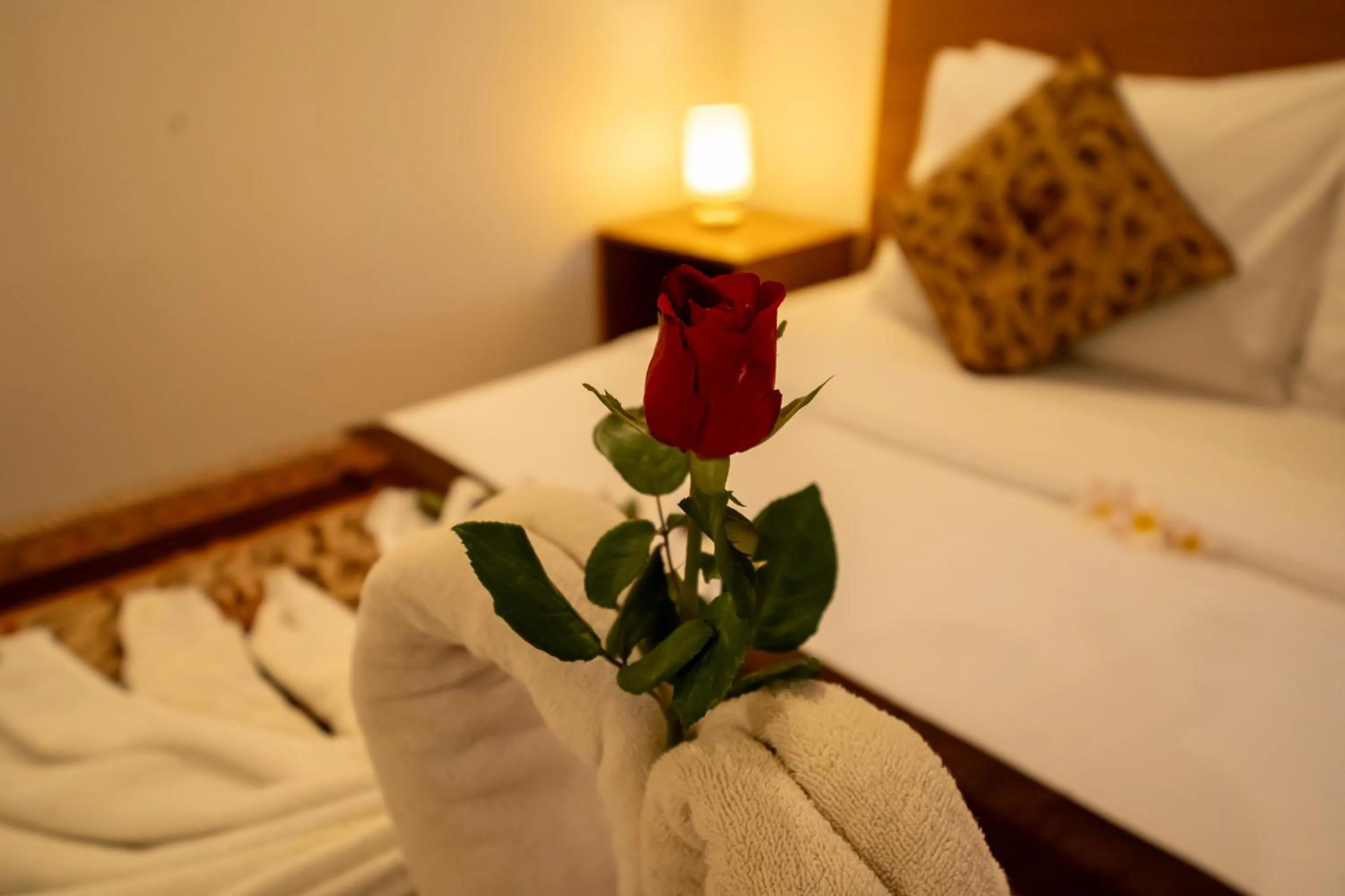 Decorative detail, Bed in Puri Anyar Heritage