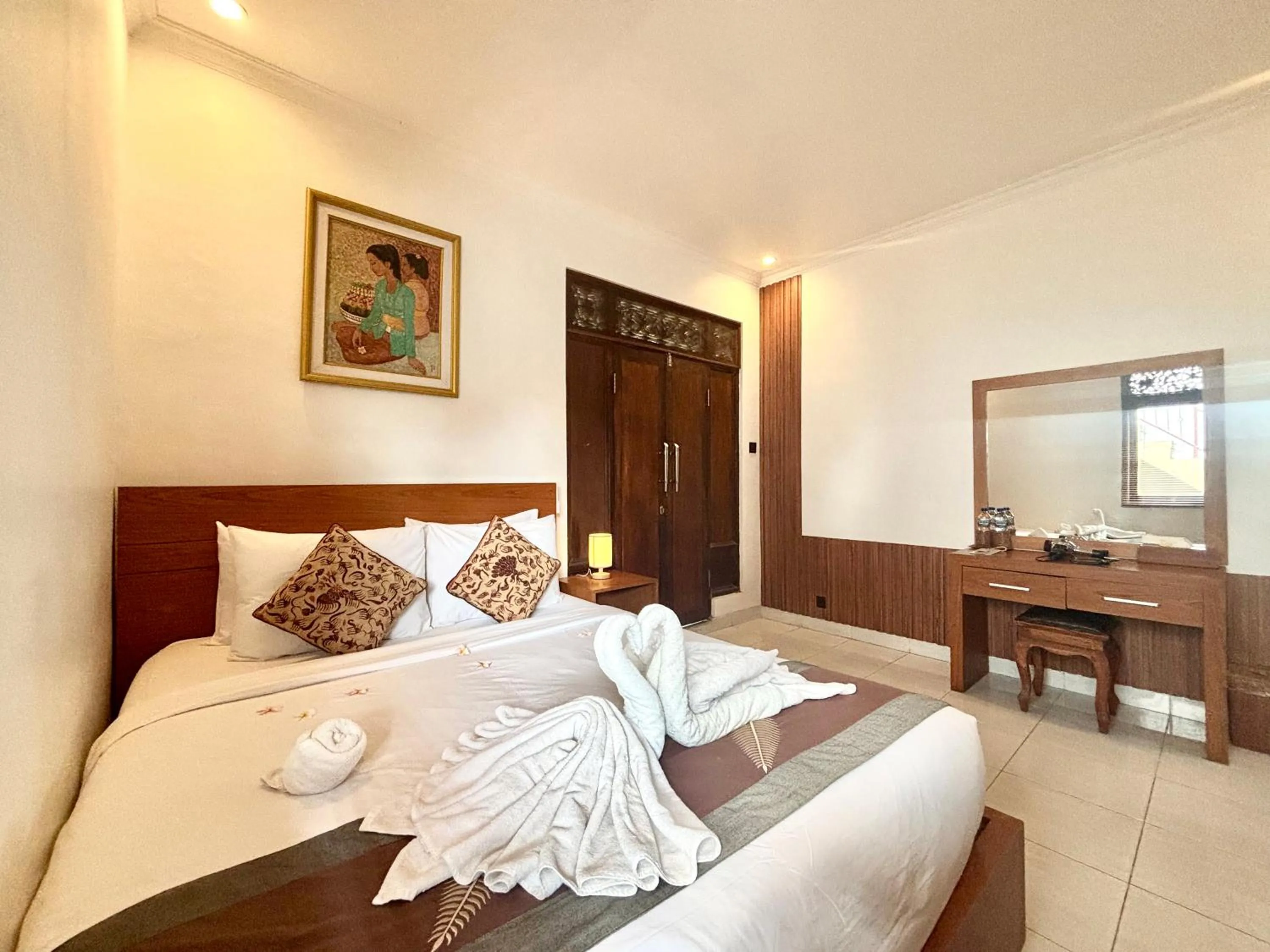 Bedroom, Bed in Puri Anyar Ubud