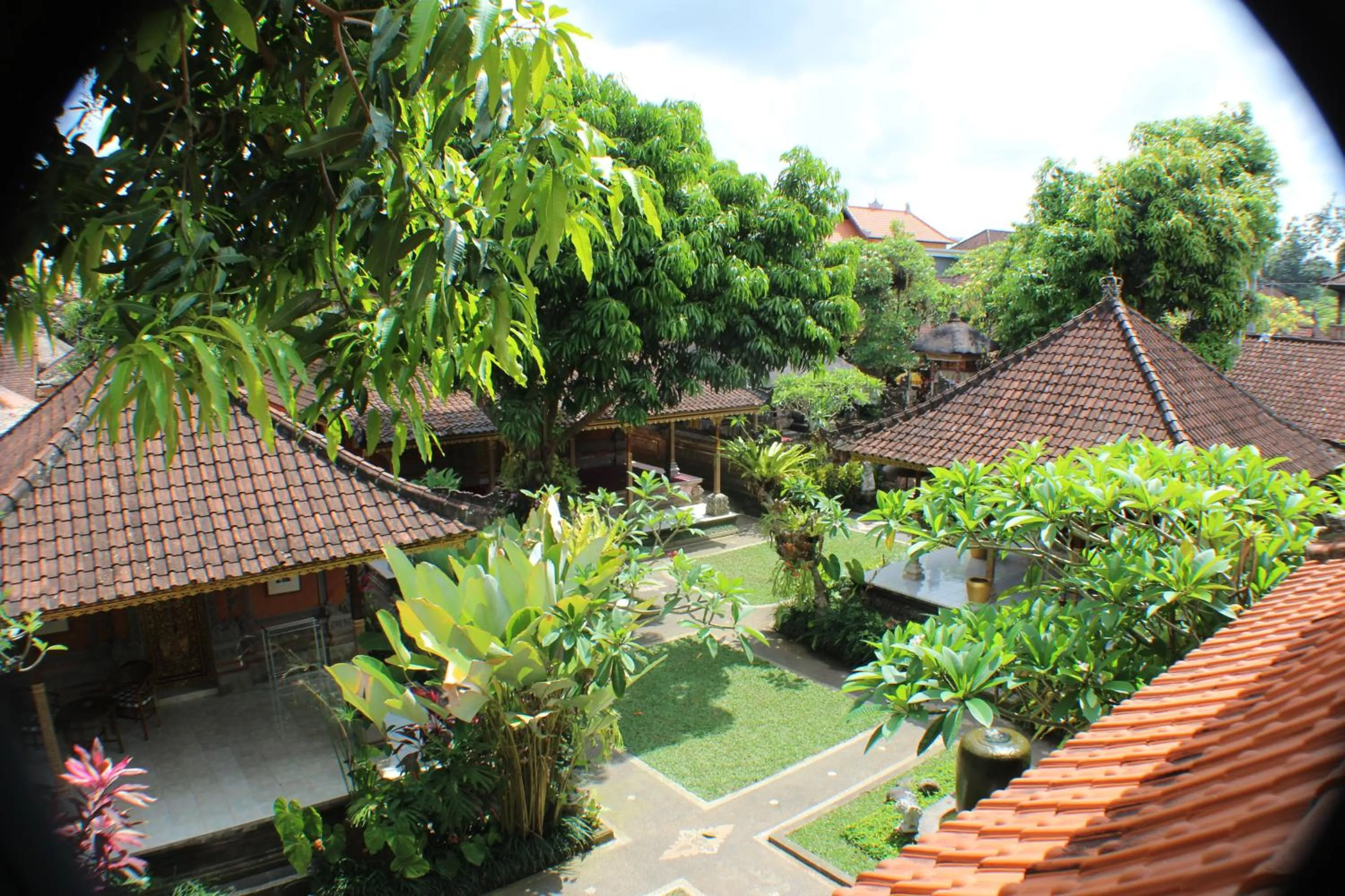 Garden view in Puri Anyar Heritage