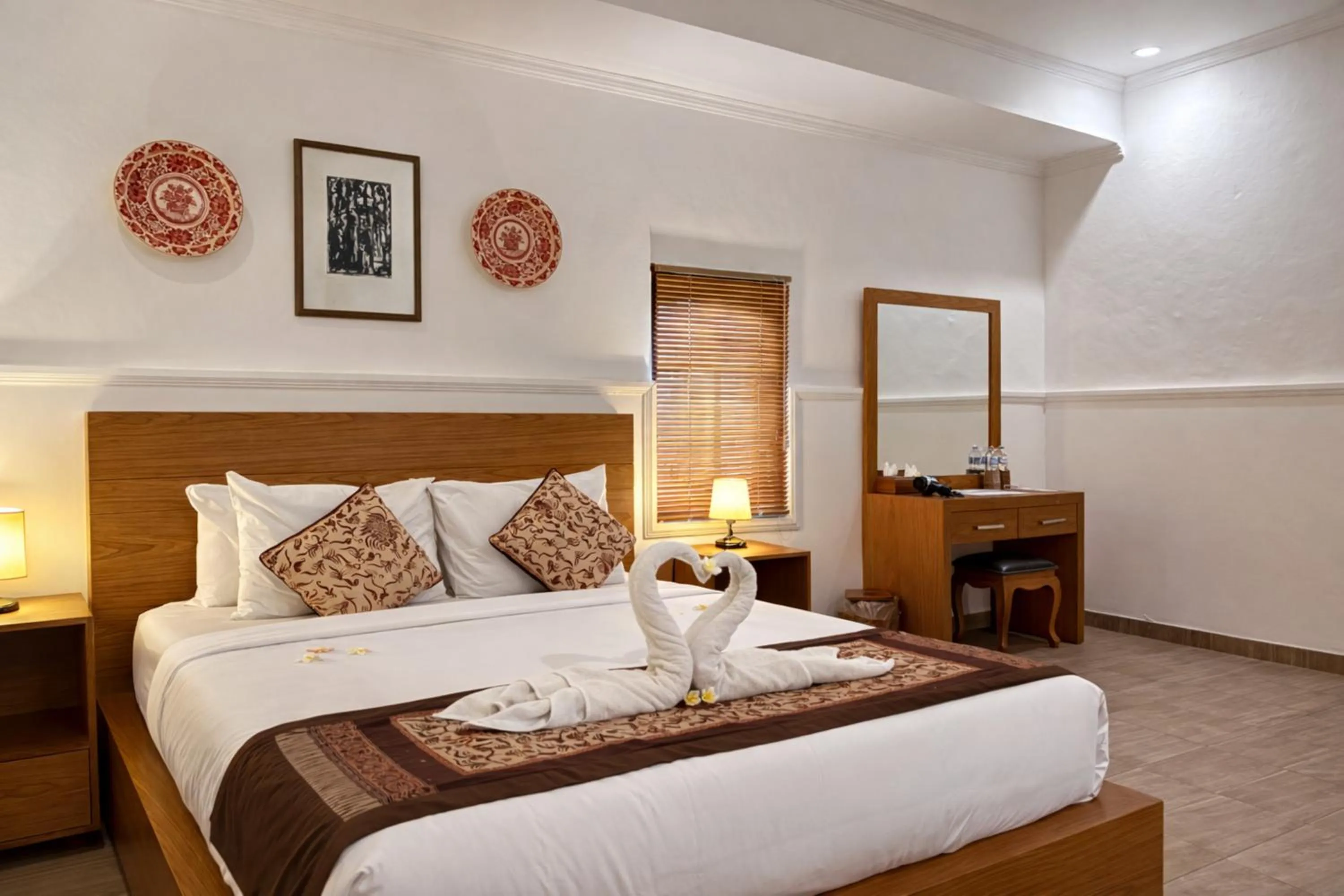 Bedroom, Bed in Puri Anyar Ubud