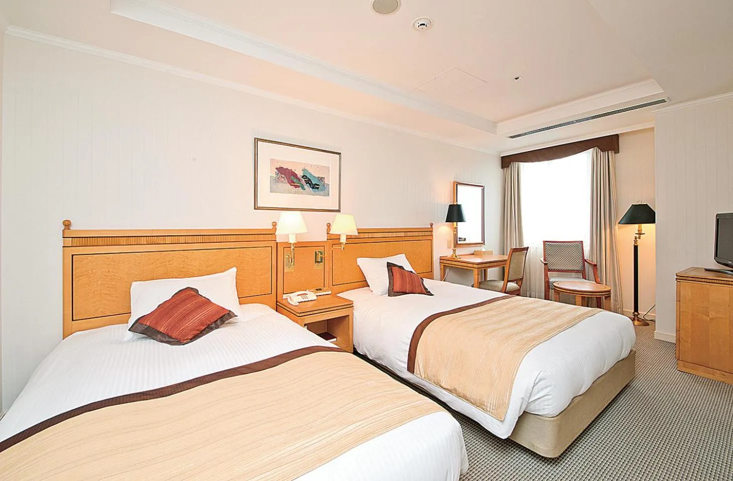 Bed in Wishton Hotel Yukari