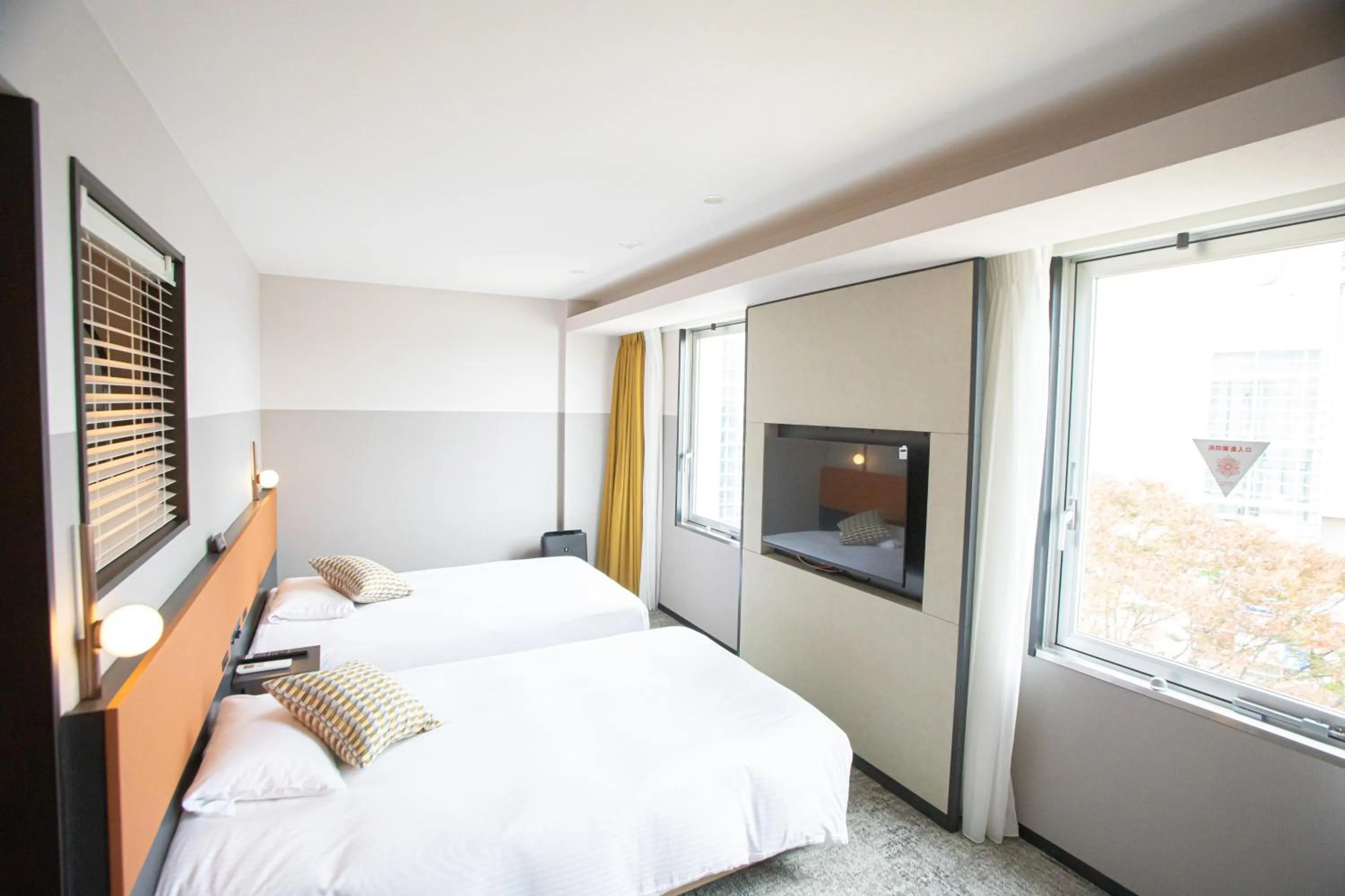 Bed in Wishton Hotel Yukari