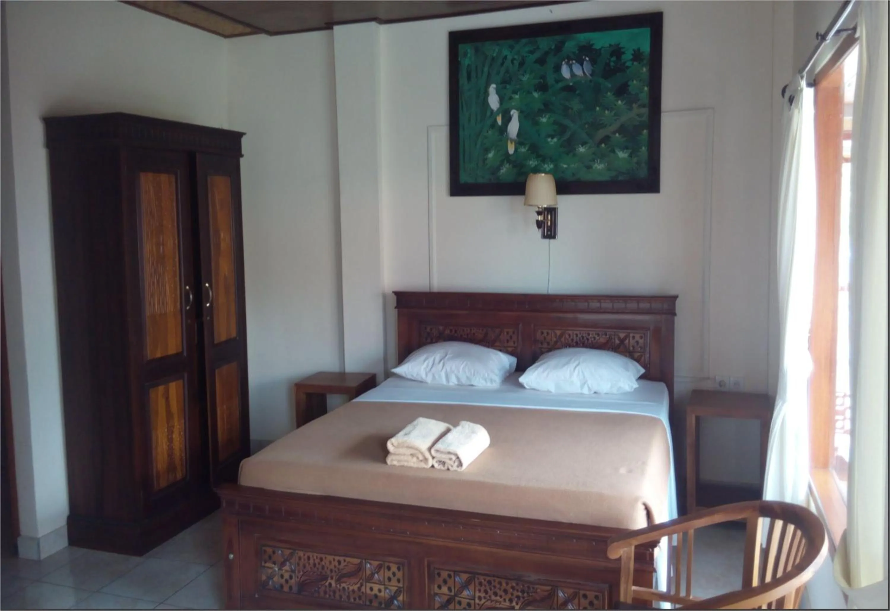 Shower, Bed in Hotel My Lovina