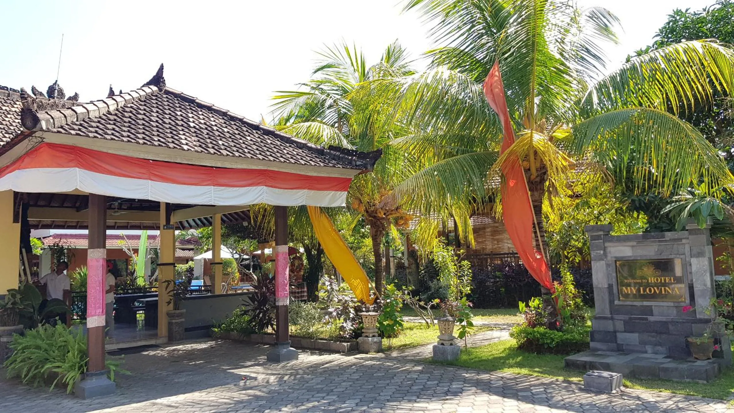 Garden view in Hotel My Lovina