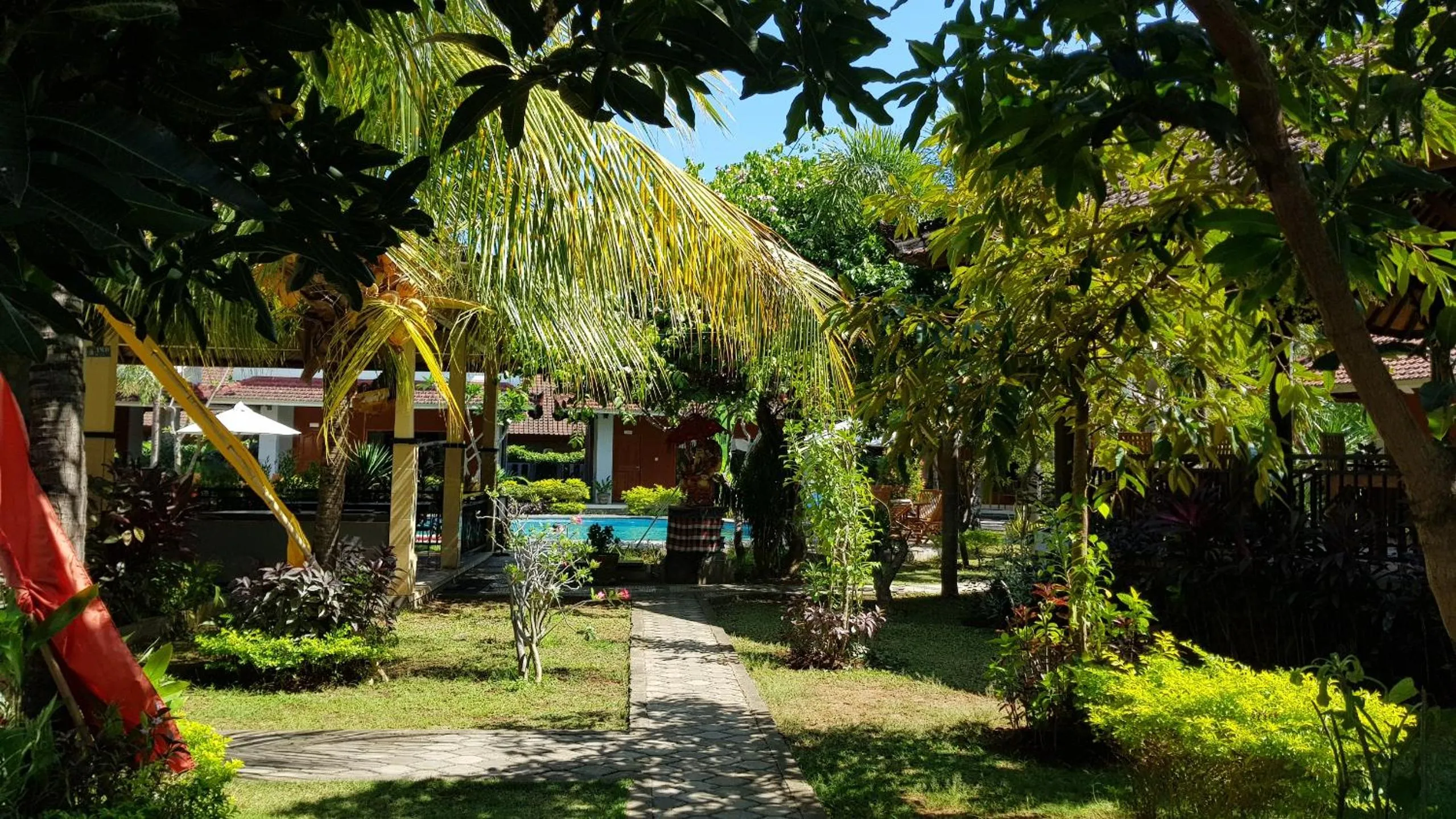 Garden view in Hotel My Lovina