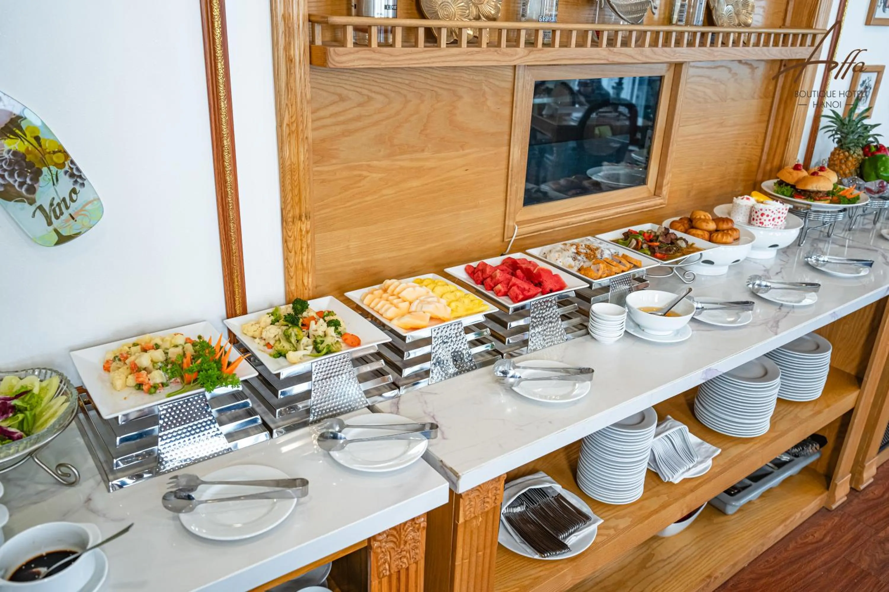 Buffet breakfast in Affa Boutique Hotel