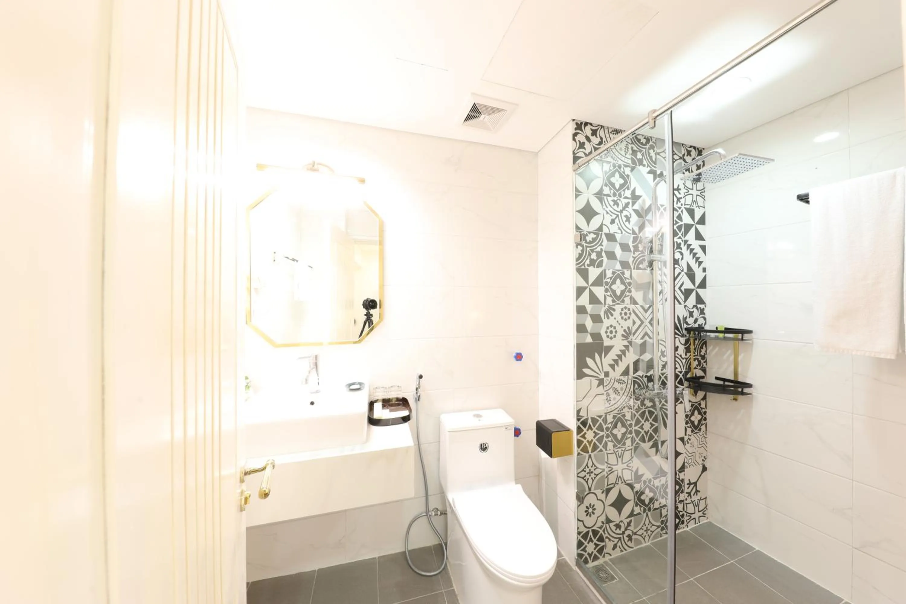 Shower in Affa Boutique Hotel