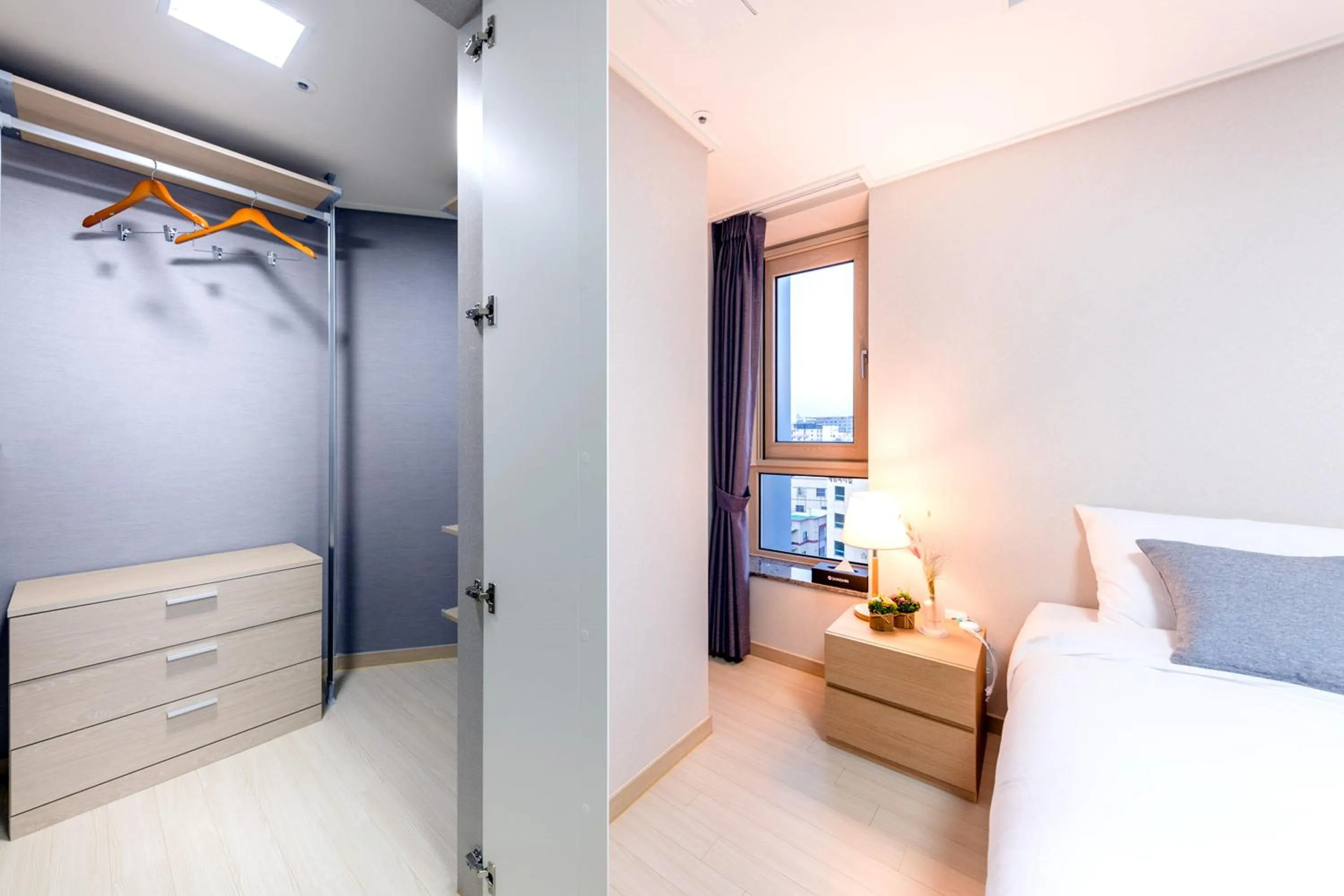 Seating area, Bed in Shin Shin Hotel Seogwipo