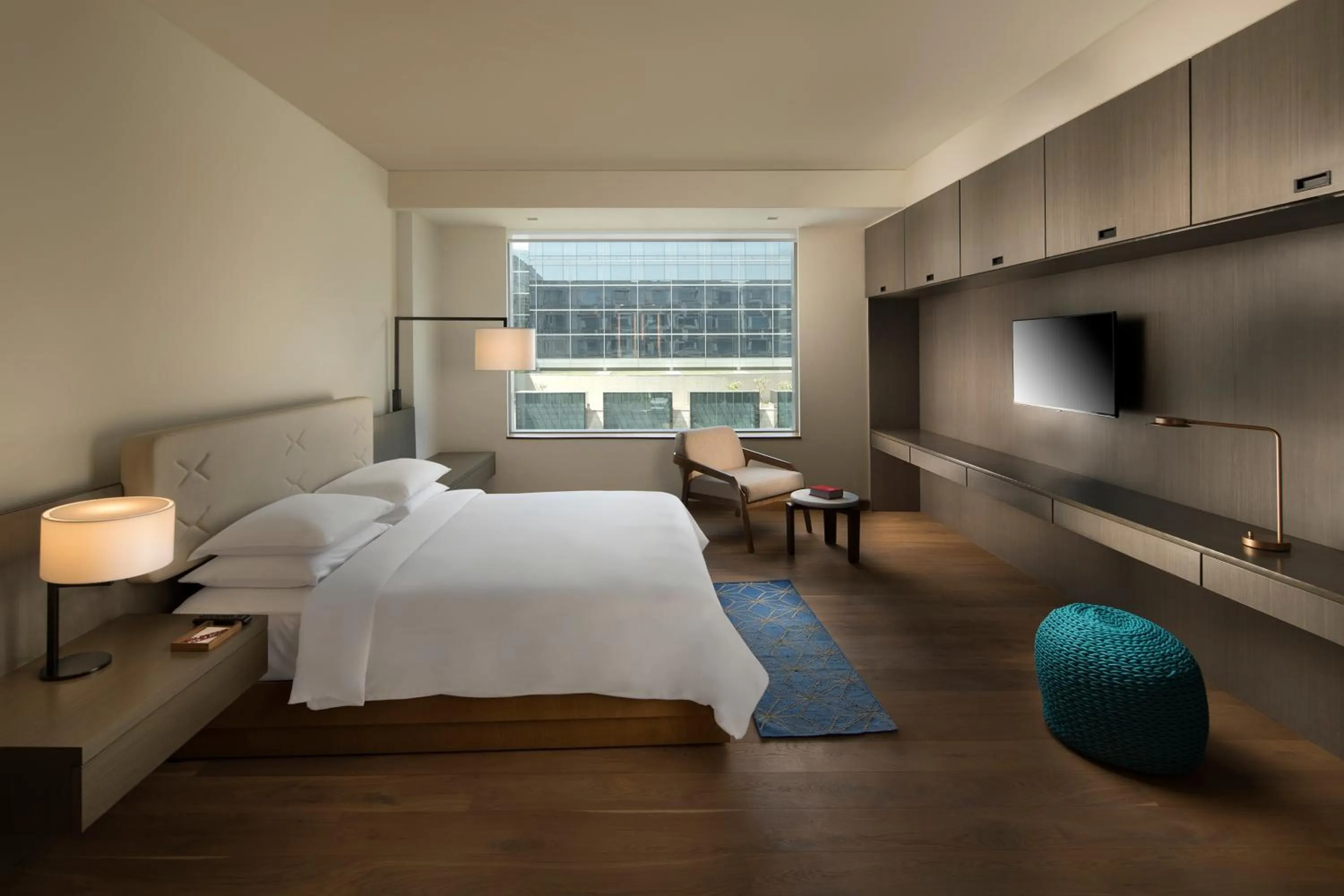 Bed in Hyatt Delhi Residences
