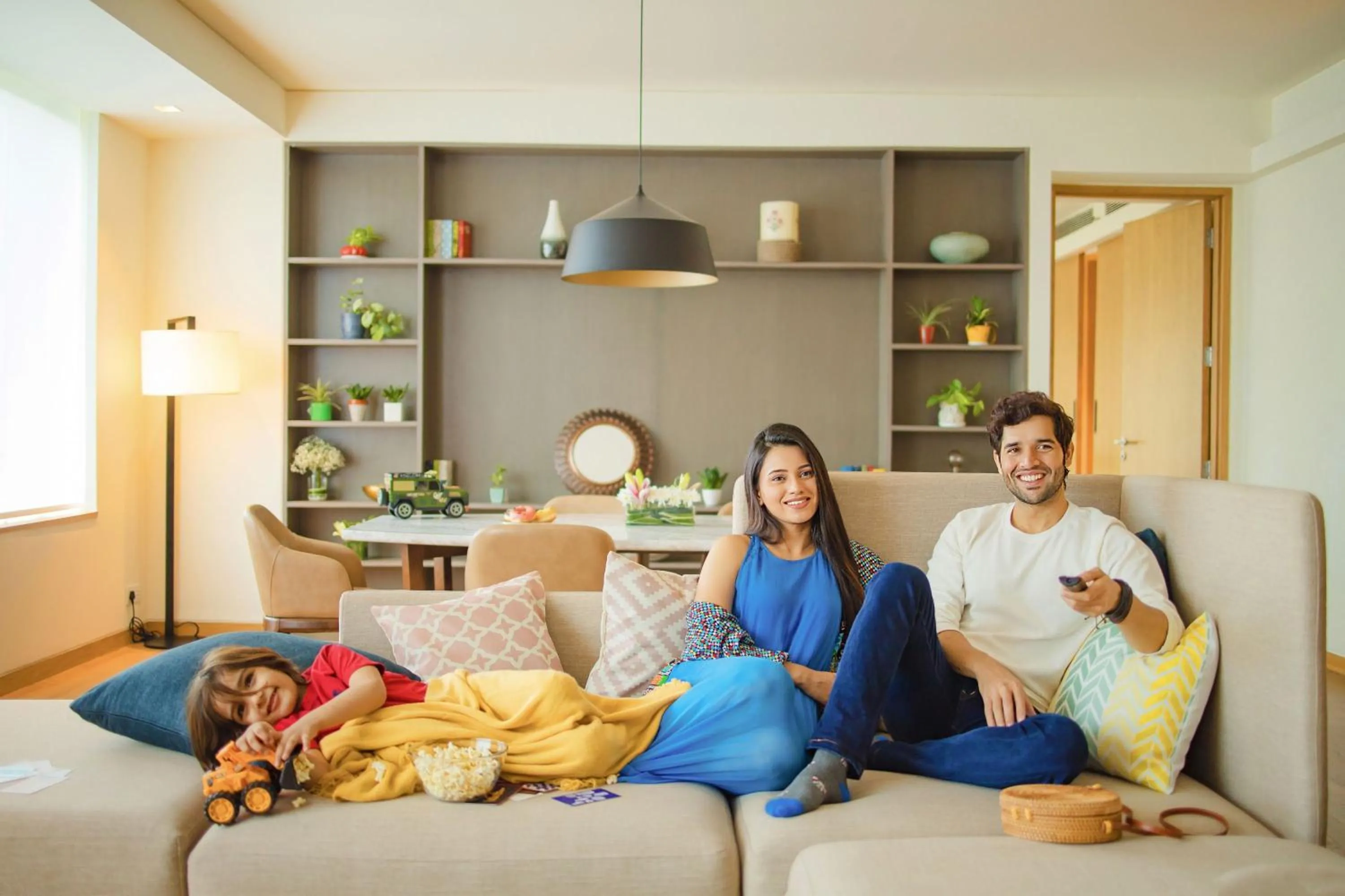 Living room in Hyatt Delhi Residences