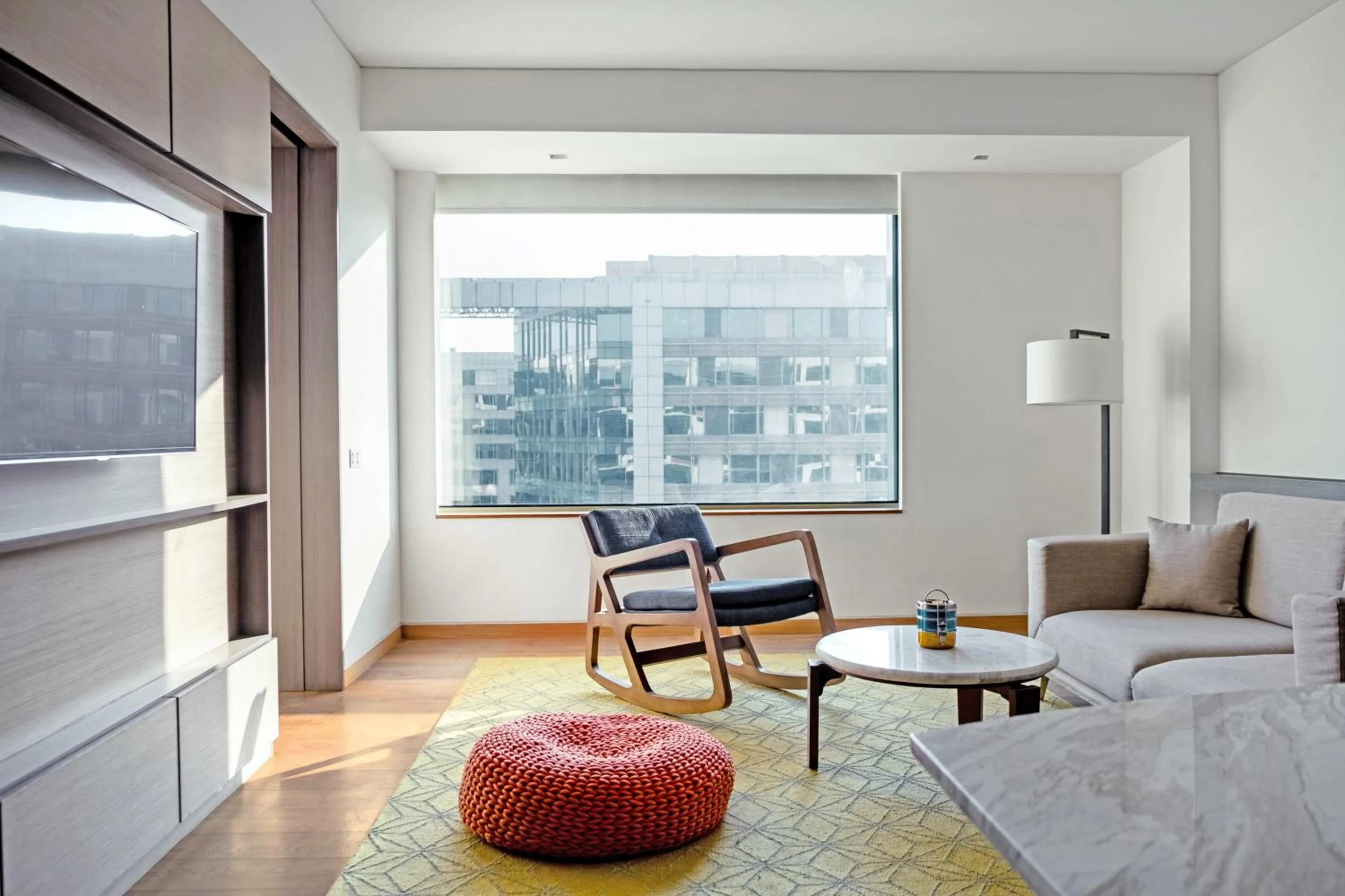 Living room in Hyatt Delhi Residences