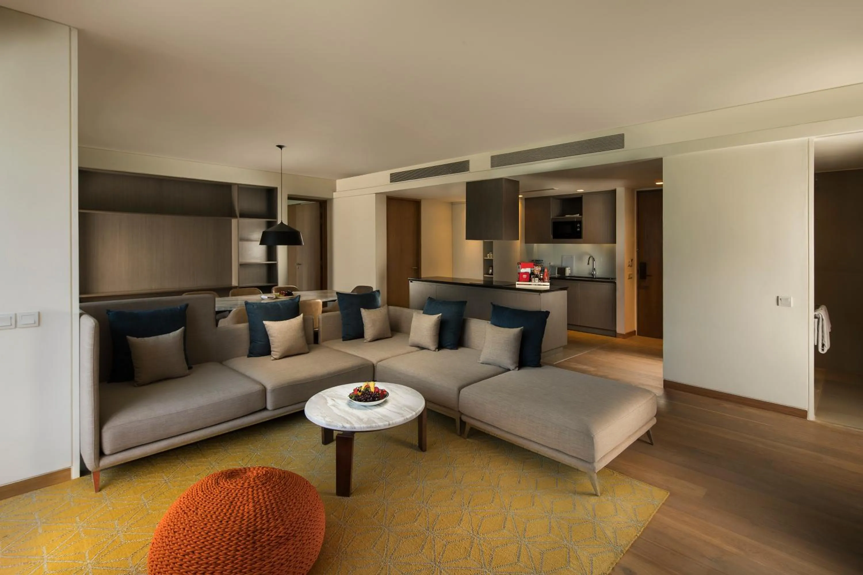 Living room in Hyatt Delhi Residences