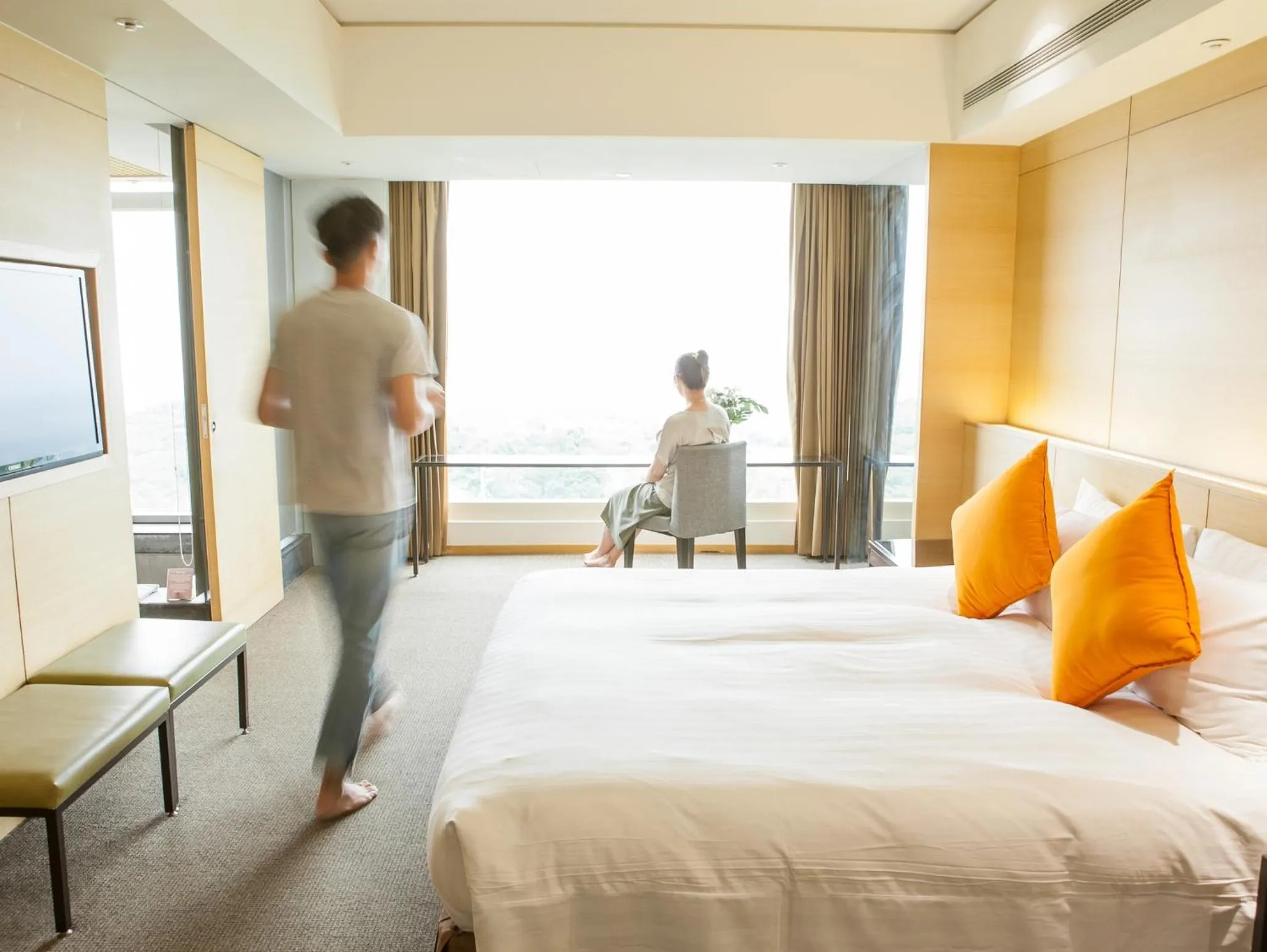 Bed in Freshfields Hotel