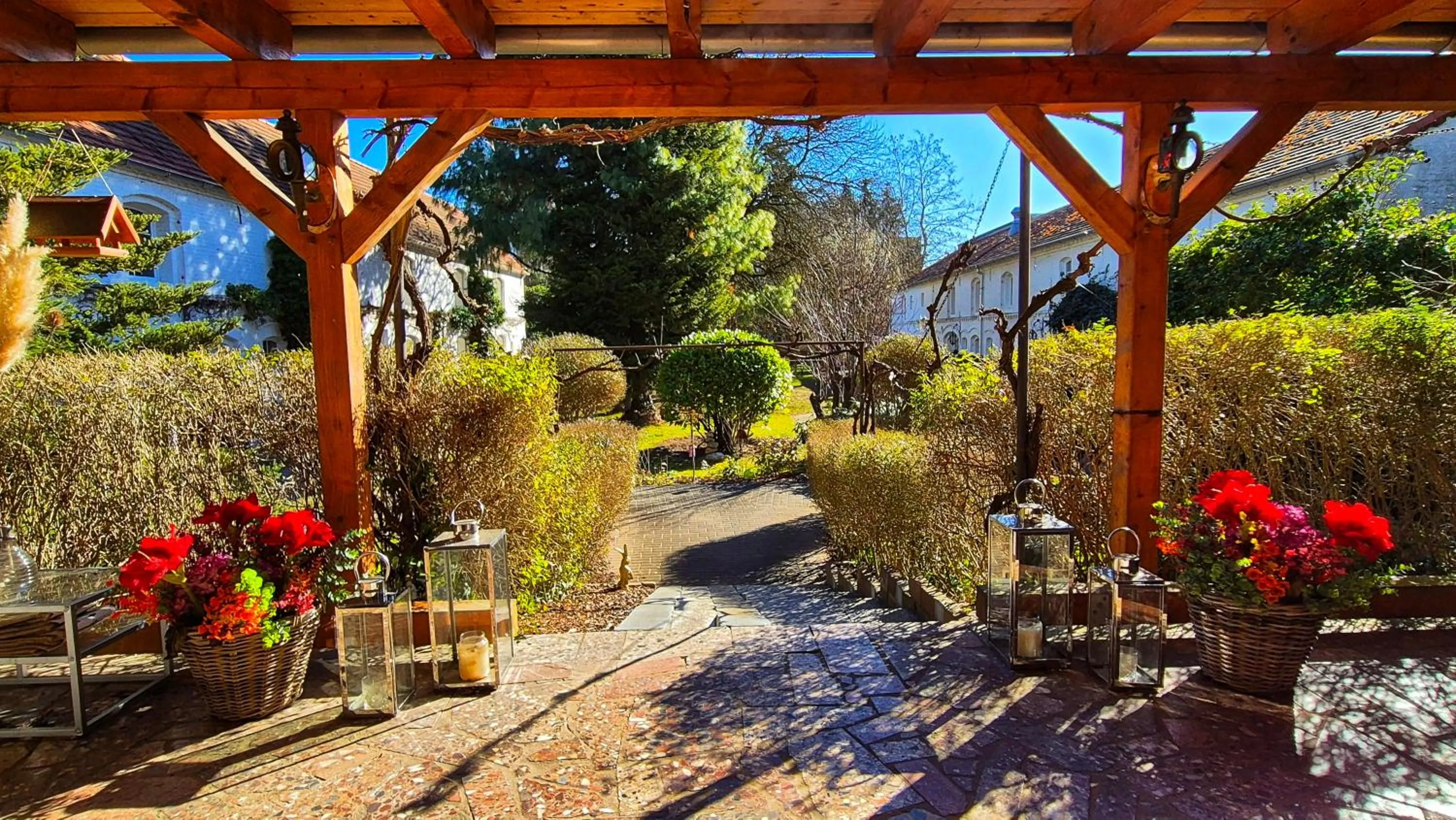 Garden view in Landhaus Kyritz