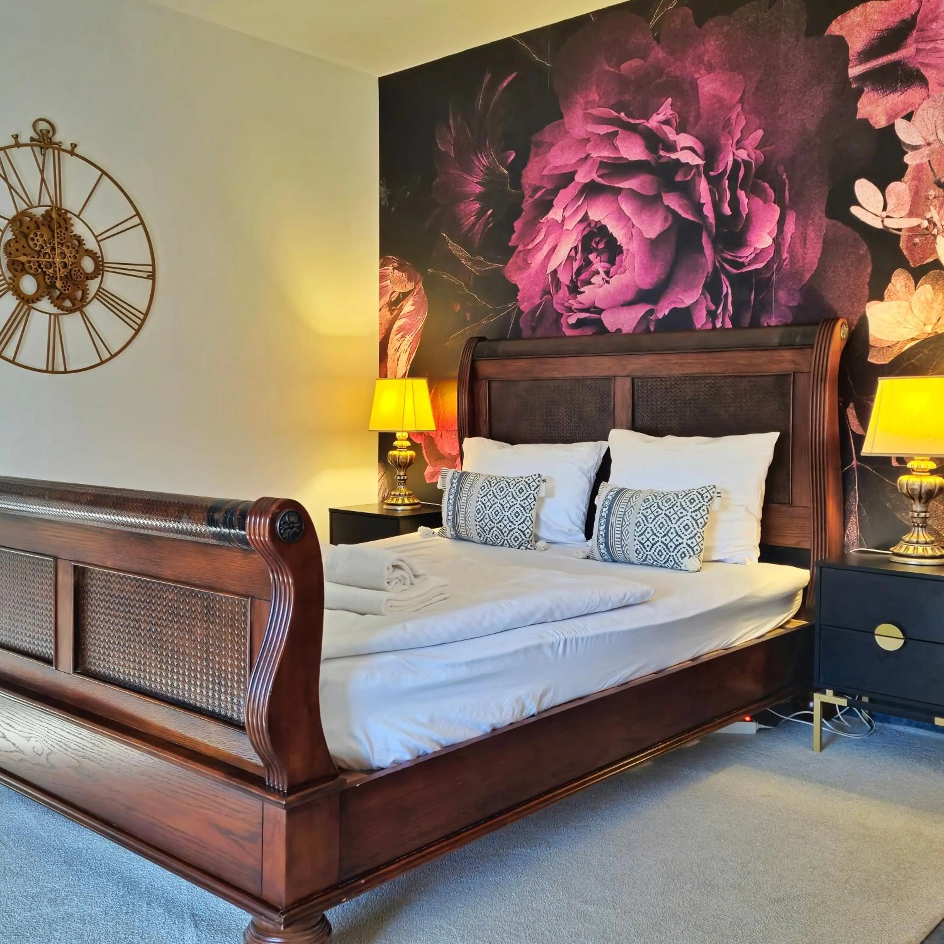 Bedroom, Bed in Landhaus Kyritz